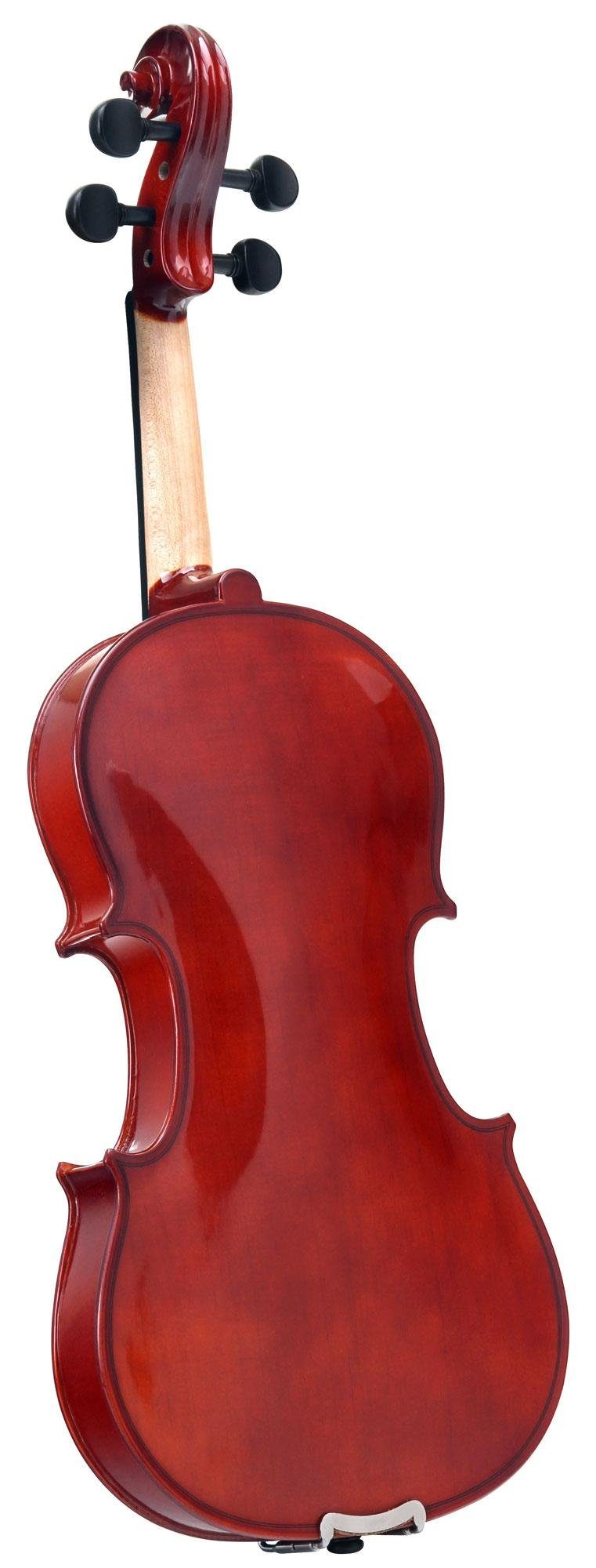 Classic Cantabile Violine VP-100 Violinenset in Größe 4/4, Komplettset, Einsteiger/Schülerinstrument, inkl. Etui, Bogen und Kolofonium