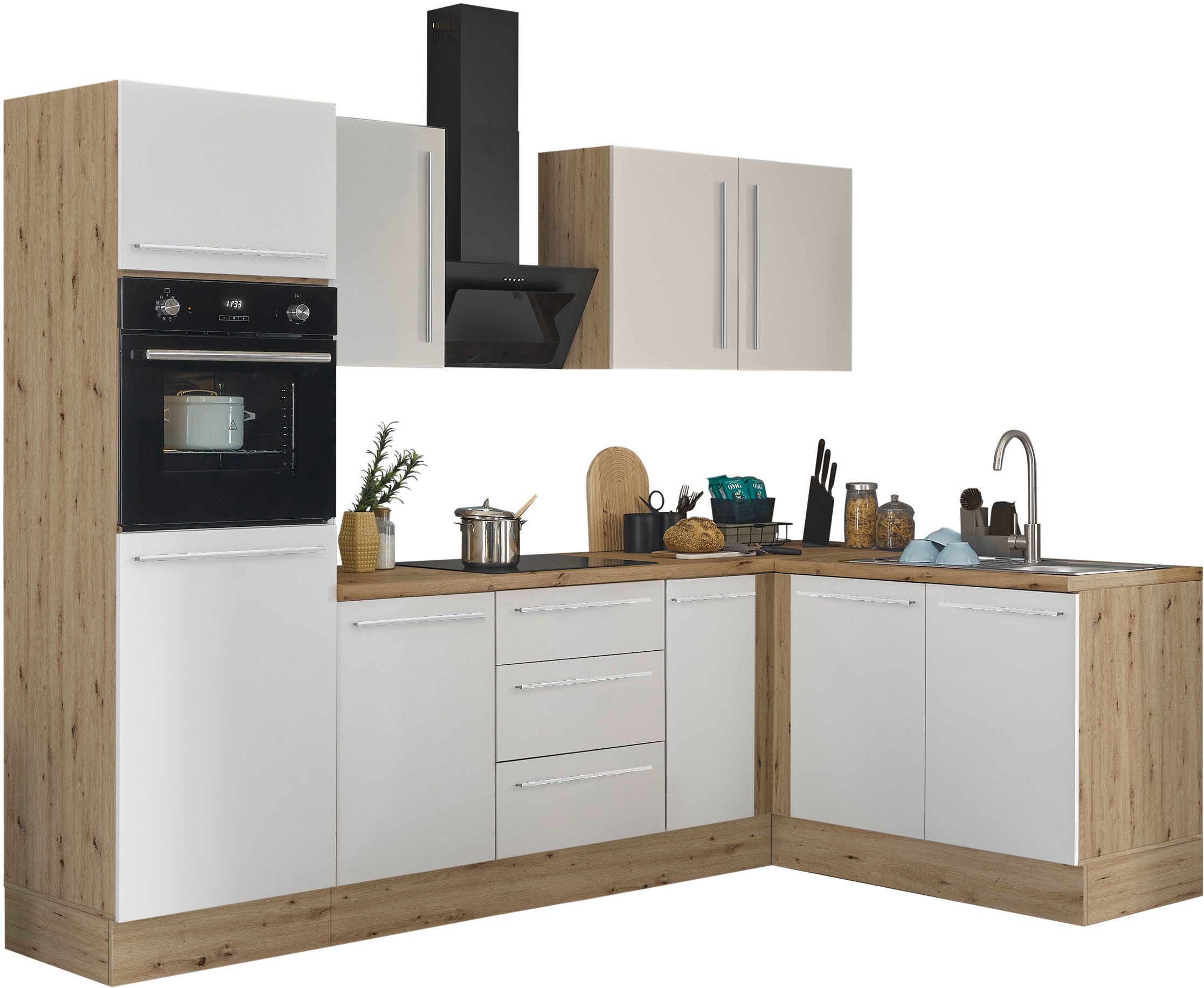 Winkelküche Florida, Stellbreite 270x165 cm