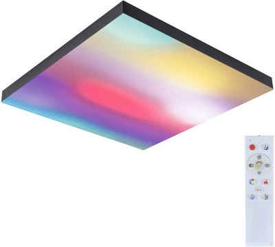 Paulmann LED Panel »Velora Rainbow eckig 450x450mm 1690lm 3000 - 6500K dynamicRGBW Schwarz dimmbar«