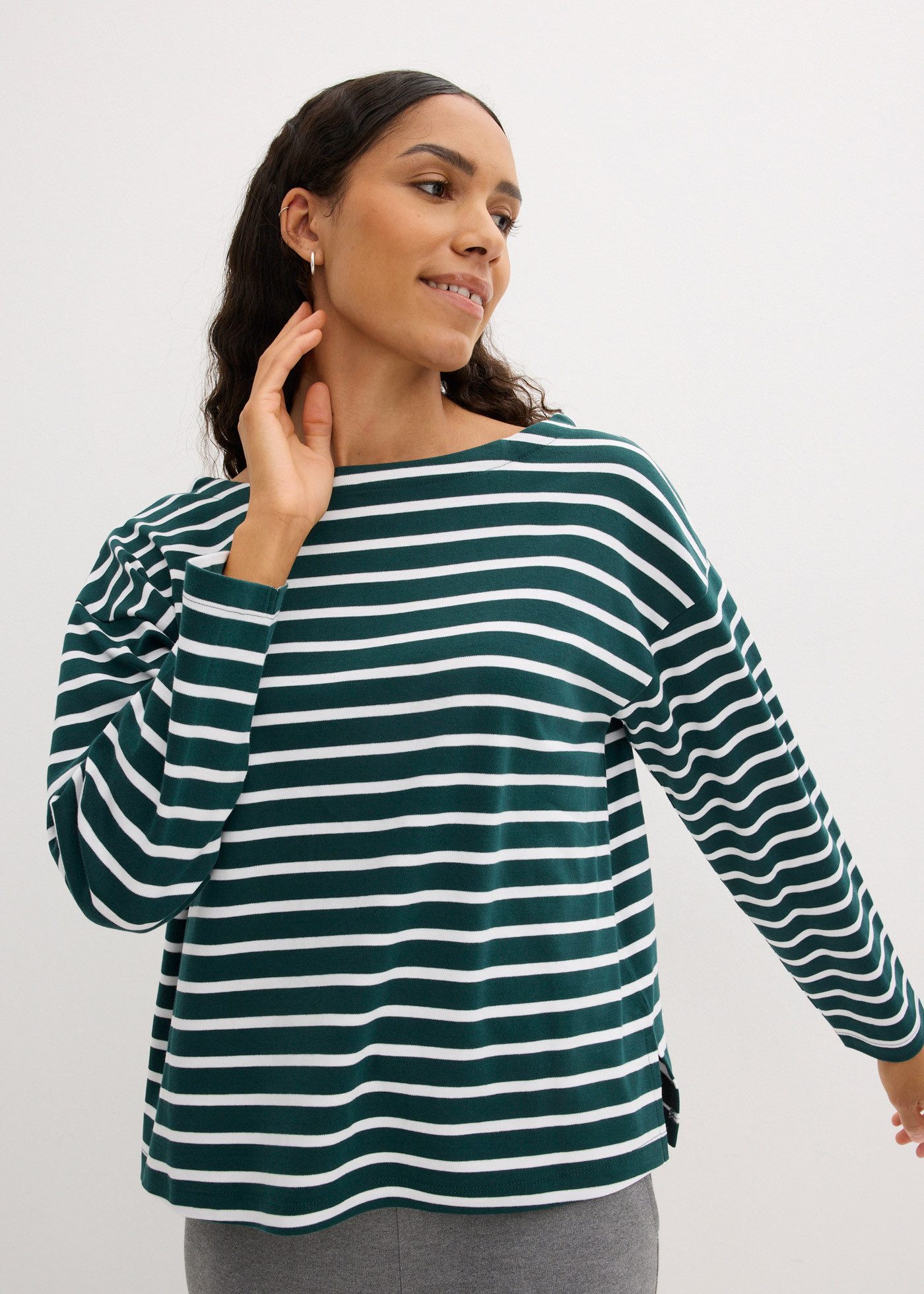 bonprix Langarmshirt (Packung, 2-tlg., 2) im 2er Pack günstig online kaufen