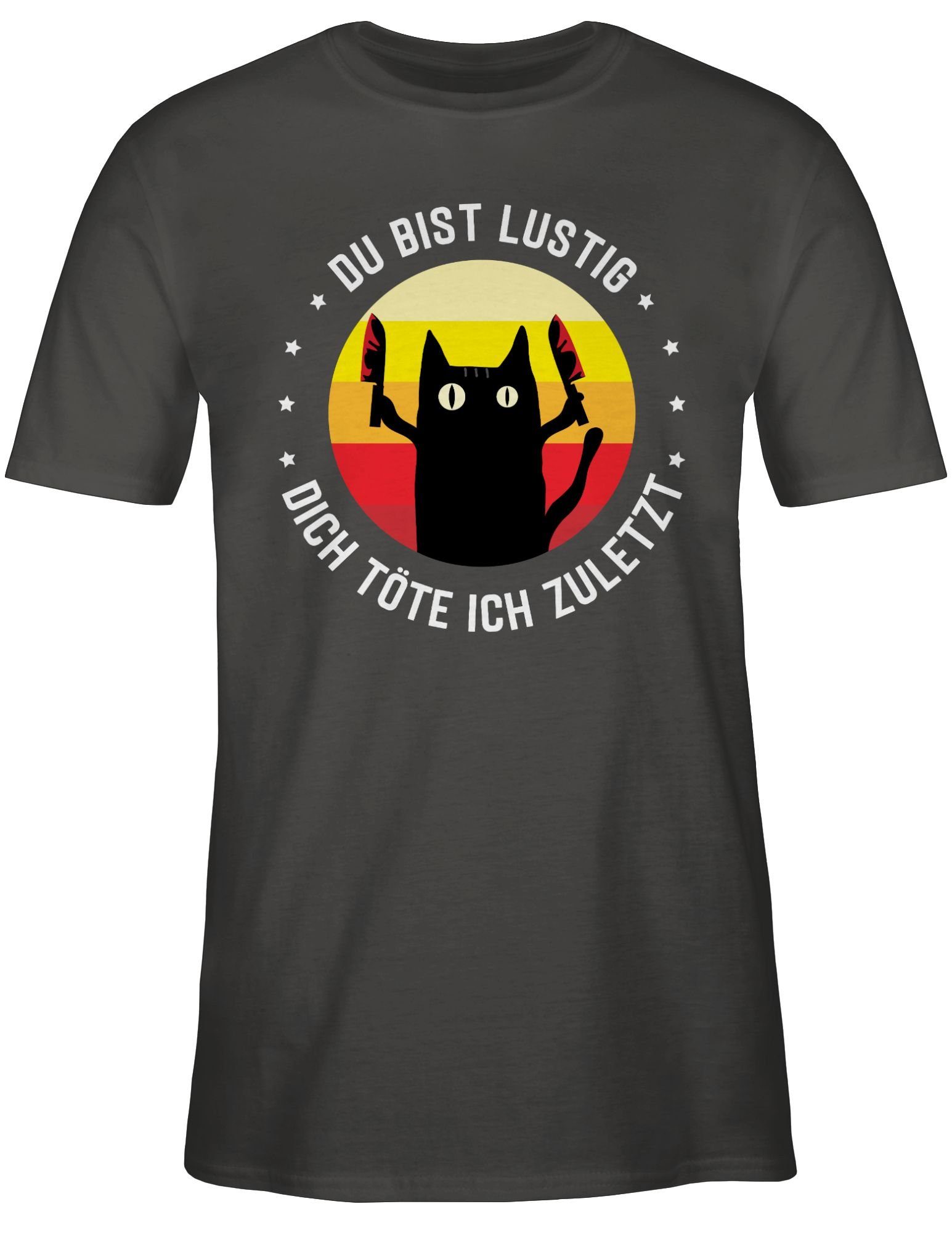 Shirtracer T-Shirt Du bist lustig dich günstig online kaufen