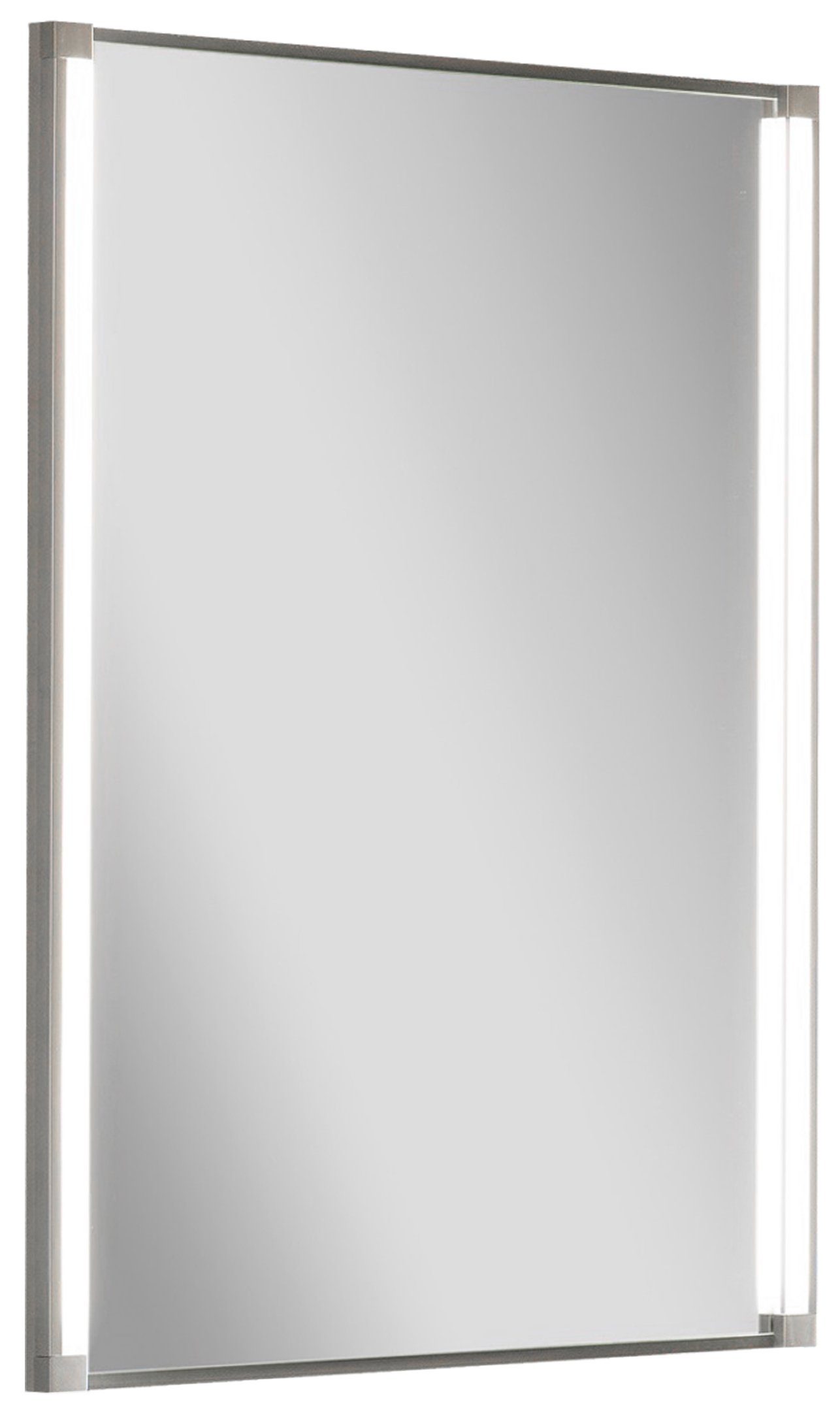 FACKELMANN Badezimmerspiegelschrank Fackelmann Spiegelelement 42,5 cm breit LED-Line Bad Spiegel Badmöbel