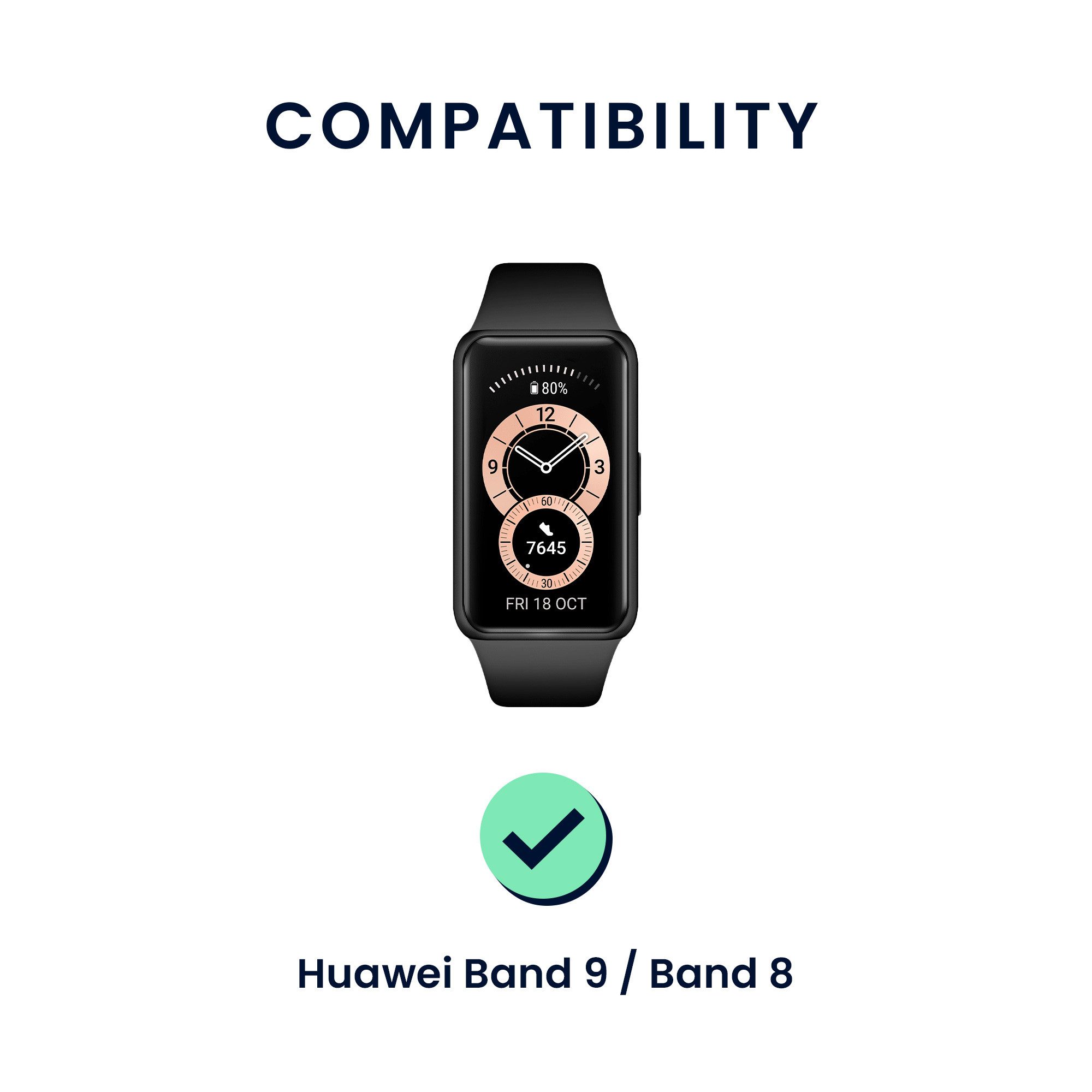 kwmobile Uhrenarmband 2x Sportarmband für Huawei günstig online kaufen