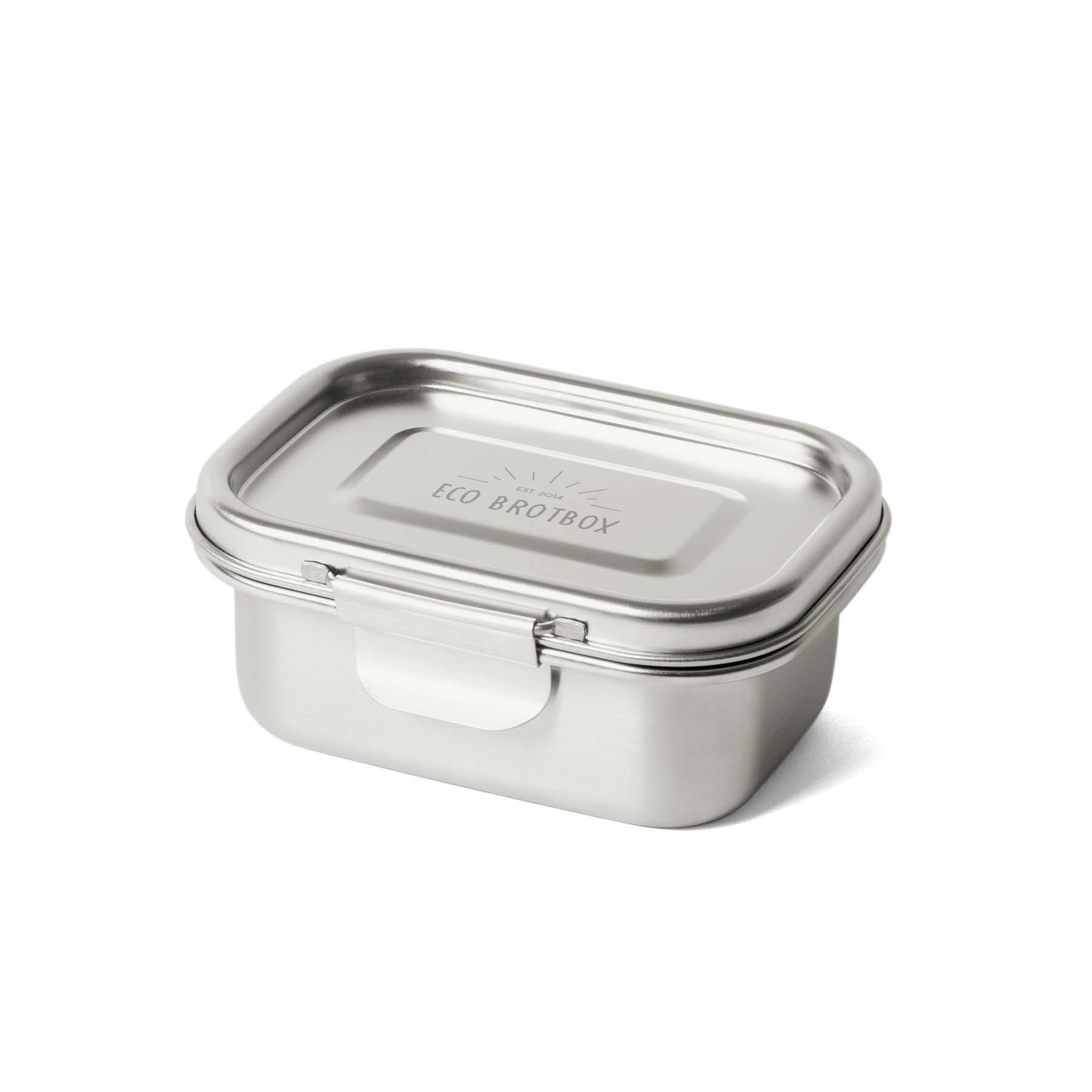 ECO mit Lunchbox Yumi+ S Brotbox ml), Gummiband auslaufsicher, Edelstahl, (500