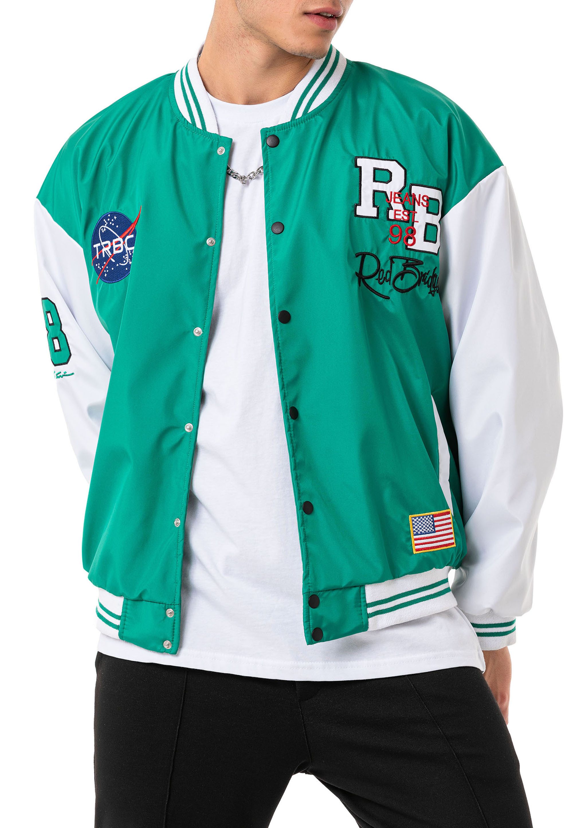 RedBridge Collegejacke im sportlichen Varsity-Look Baseballjacke günstig online kaufen