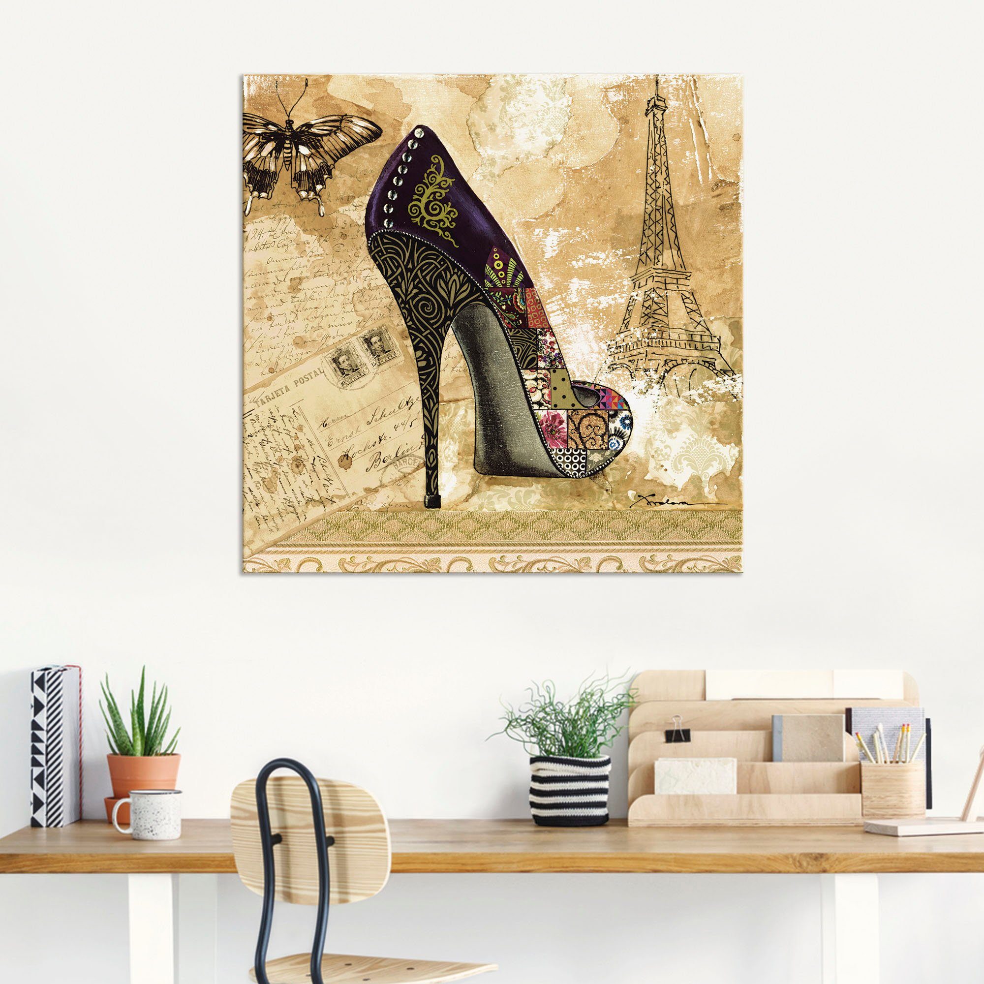 Artland Wandbild »Veränderliche Zeiten IV - Stiletto«, Modebilder (1 Stück), in vielen Größen & Produktarten - Alubild / Outdoorbild für den Außenbereich, Leinwandbild, Poster, Wandaufkleber / Wandtattoo auch für Badezimmer geeignet-kaufen