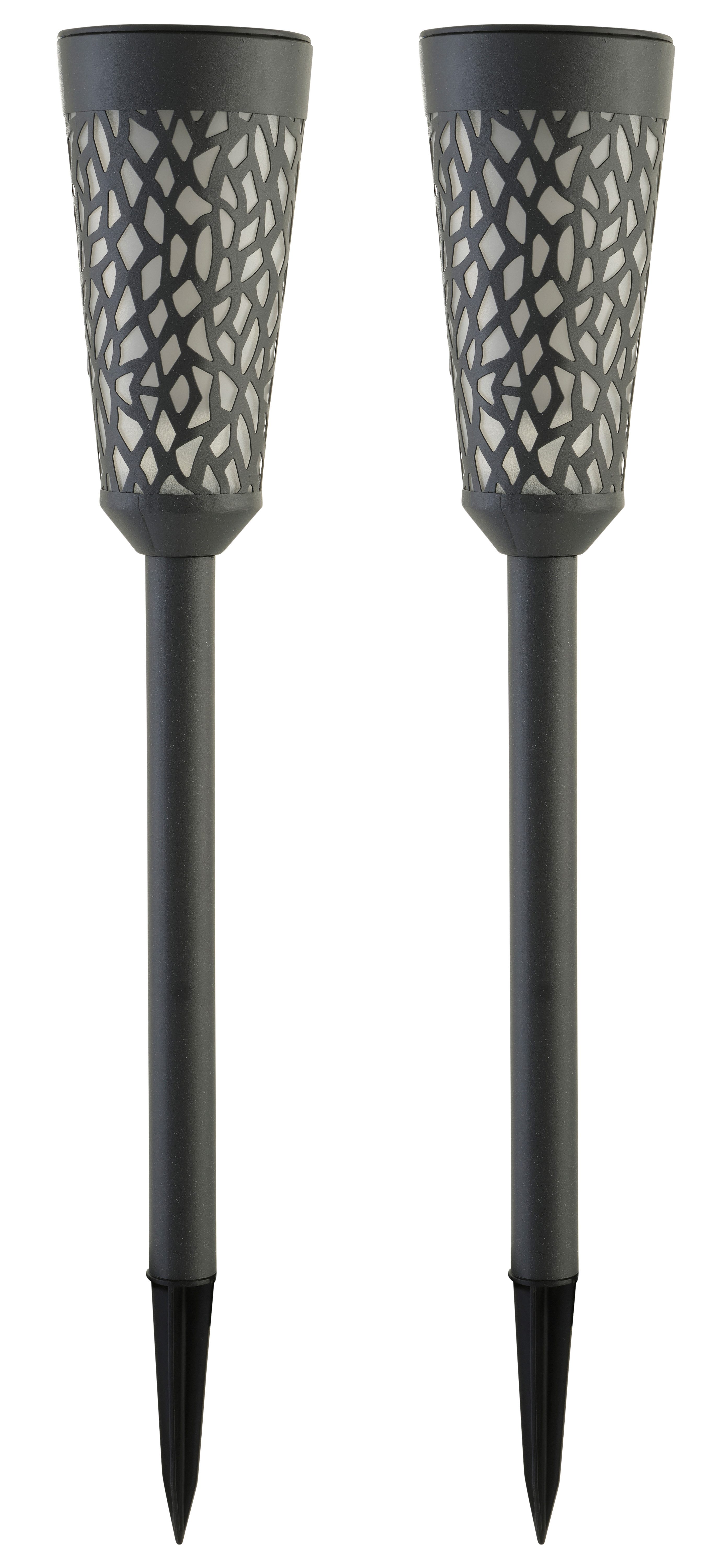 Luxform Gartenleuchte Luxform Solar Torch Swansea, LED fest integriert, Warmweiß, LED-Gartenleuchte, Solarenergie, IP46