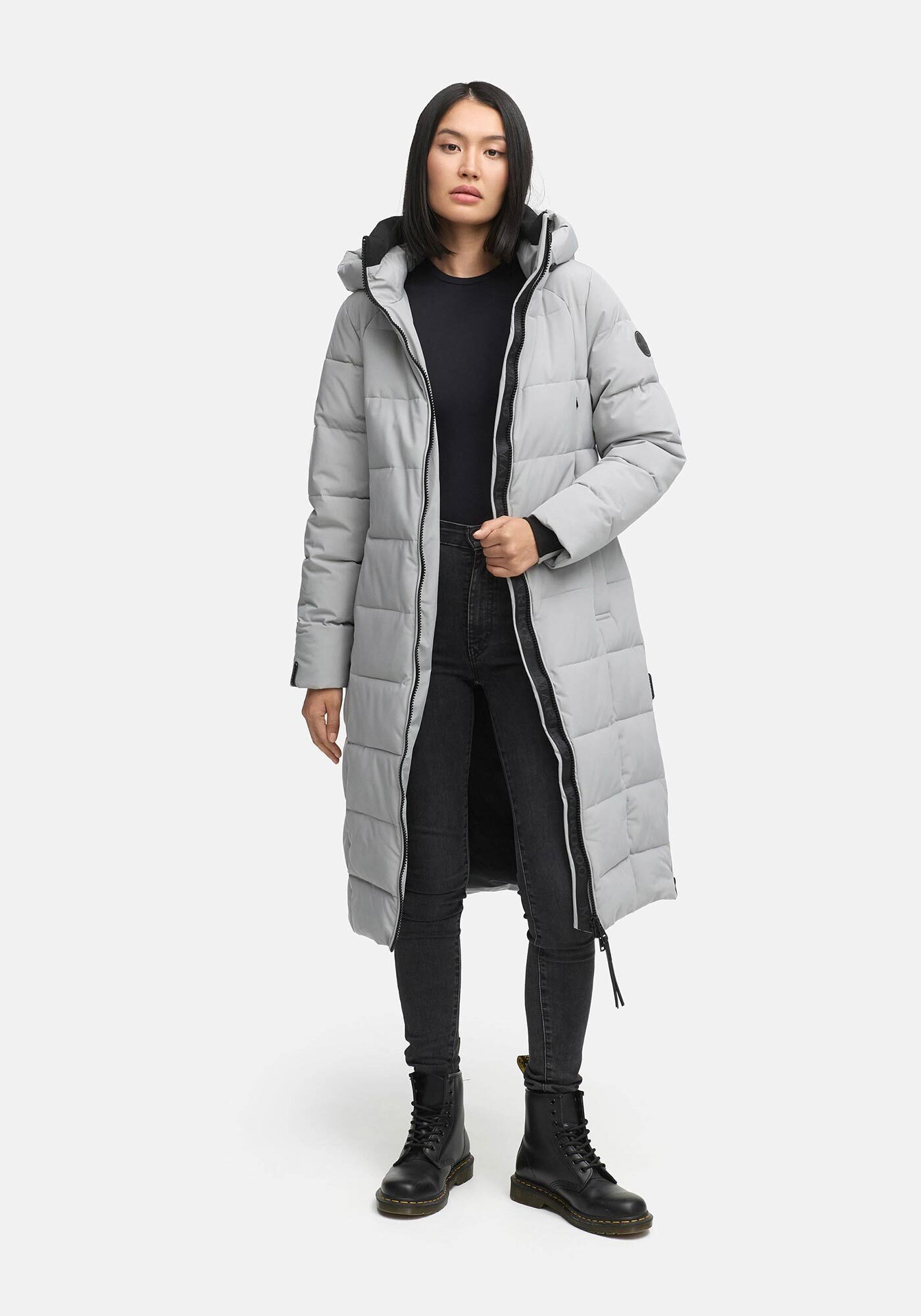 Marikoo Winterjacke Lanitaa Steppmantel mit abnehmbarer Kapuze – Bild 2 von 4