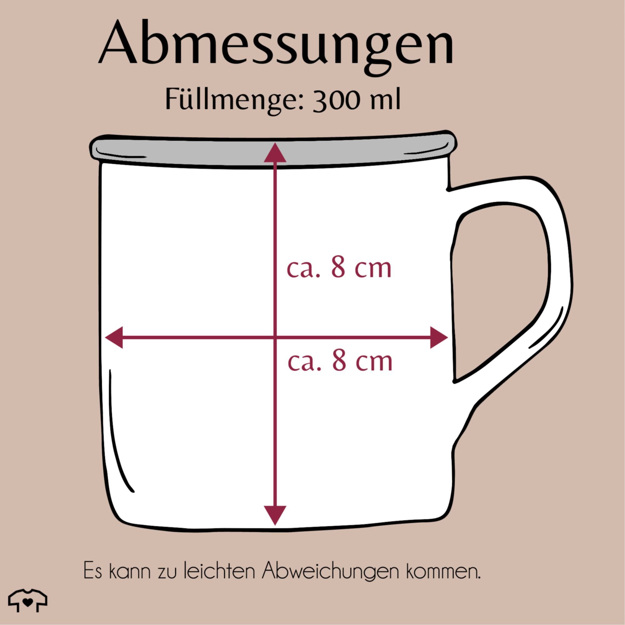 Shirtracer Tasse Süßes Reh mit Kürbis, Herbstliches Baby und Kinder Motiv, Niedliches, 1-tlg., Stahlblech, Halloween Tassen