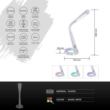 Globo Tischleuchte Tischlampe Leselampe Tischleuchte Schreibtischlampe Touch dimmbar