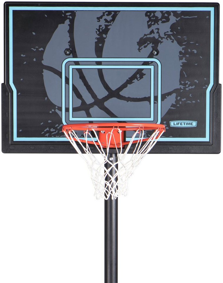 50NRTH Basketballkorb Texas, höhenverstellbar schwarz/blau