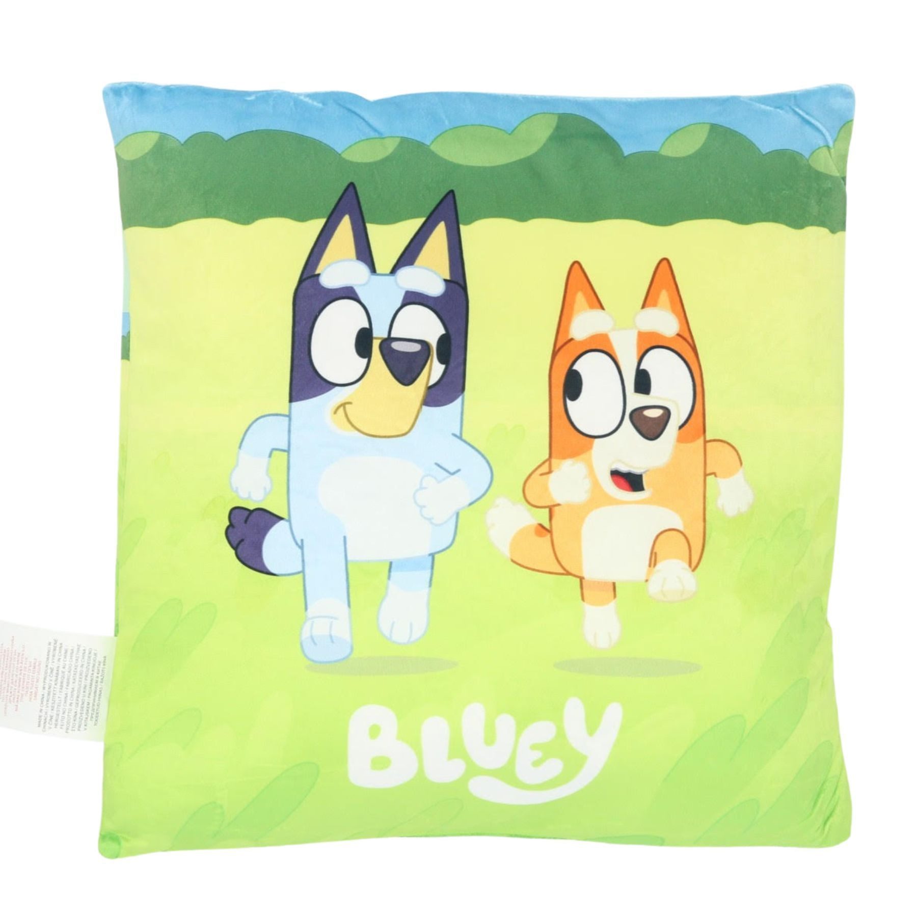 Textiel Trade B.V. Dekokissen Bluey Kissen – Weich 1-Stück 38x38 cm mit Serienmotiv