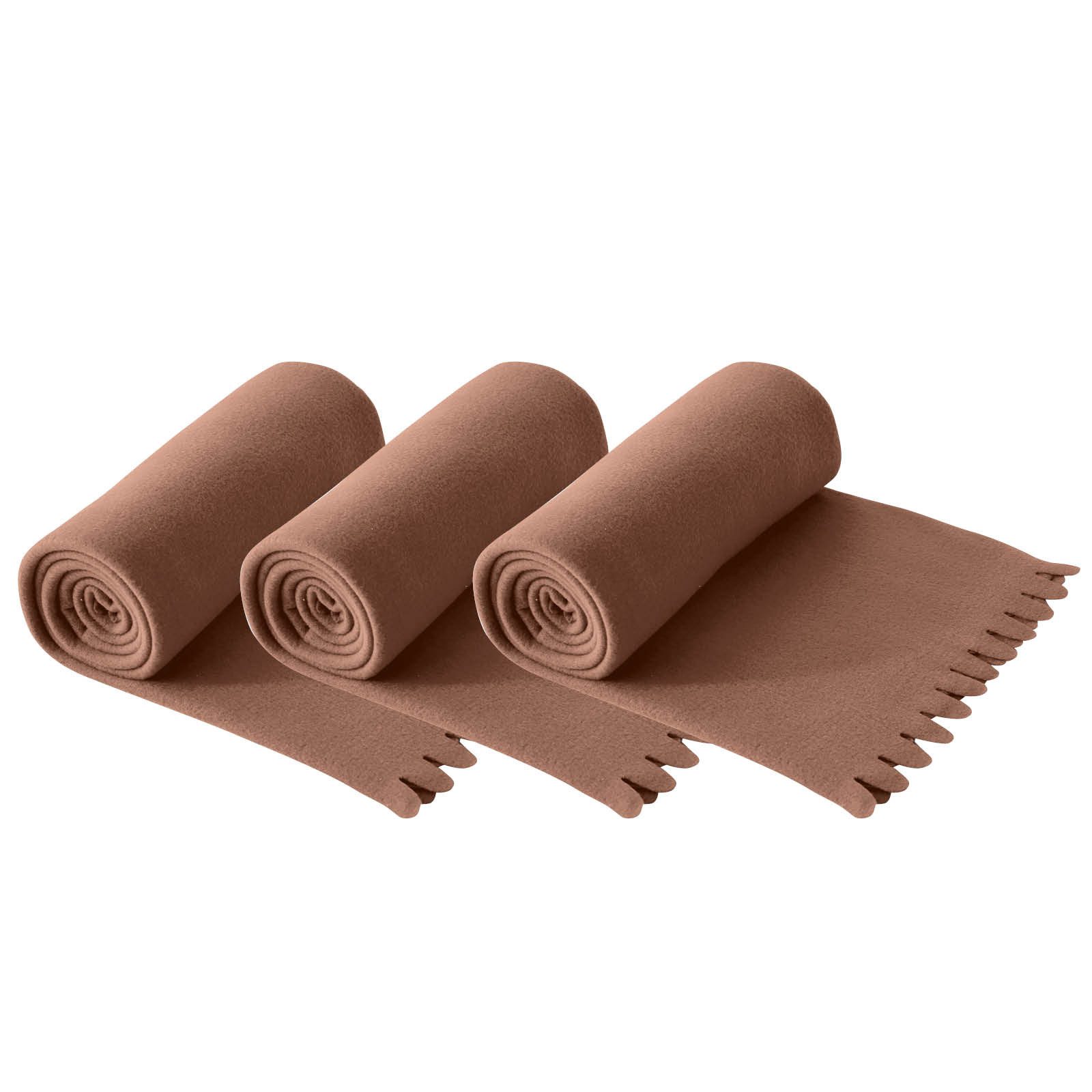Wohndecke 3er Set Fleecedecke WAVE ca. 120x160, wometo, OEKO-TEX®, Fleecede günstig online kaufen