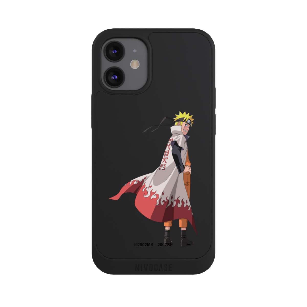 NIVOCASE Handyhülle Naruto Shippuden Hokage Sensei Naruto Hokage ohne Hintergrund, Apple iPhone 12 mini Handyhülle Hülle NIVOpure Case Schwarz