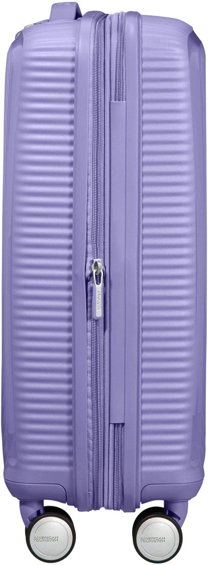 Lavender Volumenerweiterung 55 cm, American Hartschalen-Trolley mit Tourister® Soundbox, 4 Rollen,