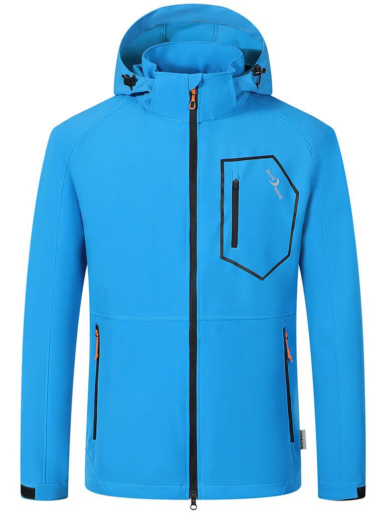 Blue Wave Softshelljacke Louis Herren Jacke Louis mit verstellbarer Kapuze günstig online kaufen