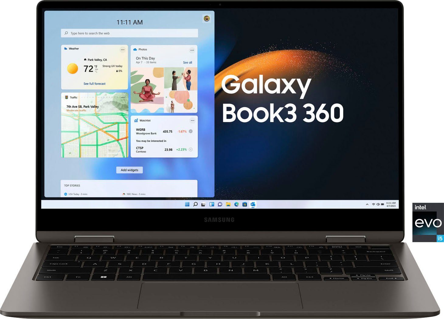 Samsung Galaxy 360 Book3 i5 1340P, Intel Graphics, Core GB Iris 256 cm/13,3 Xe SSD) (33,78 Notebook Zoll