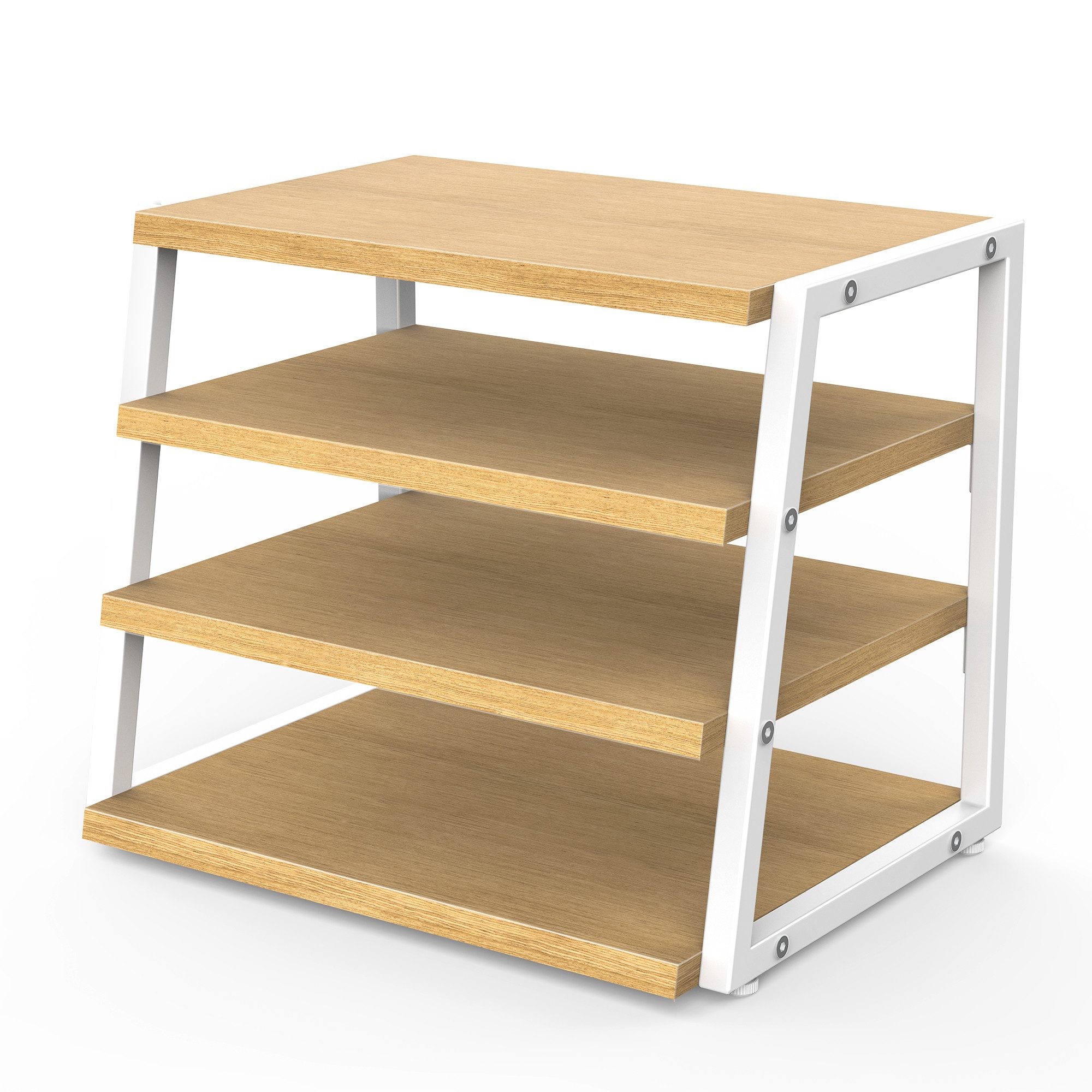 Fenge Dokumentenhalter Schreibtisch Organizer 4 Etagen Holz