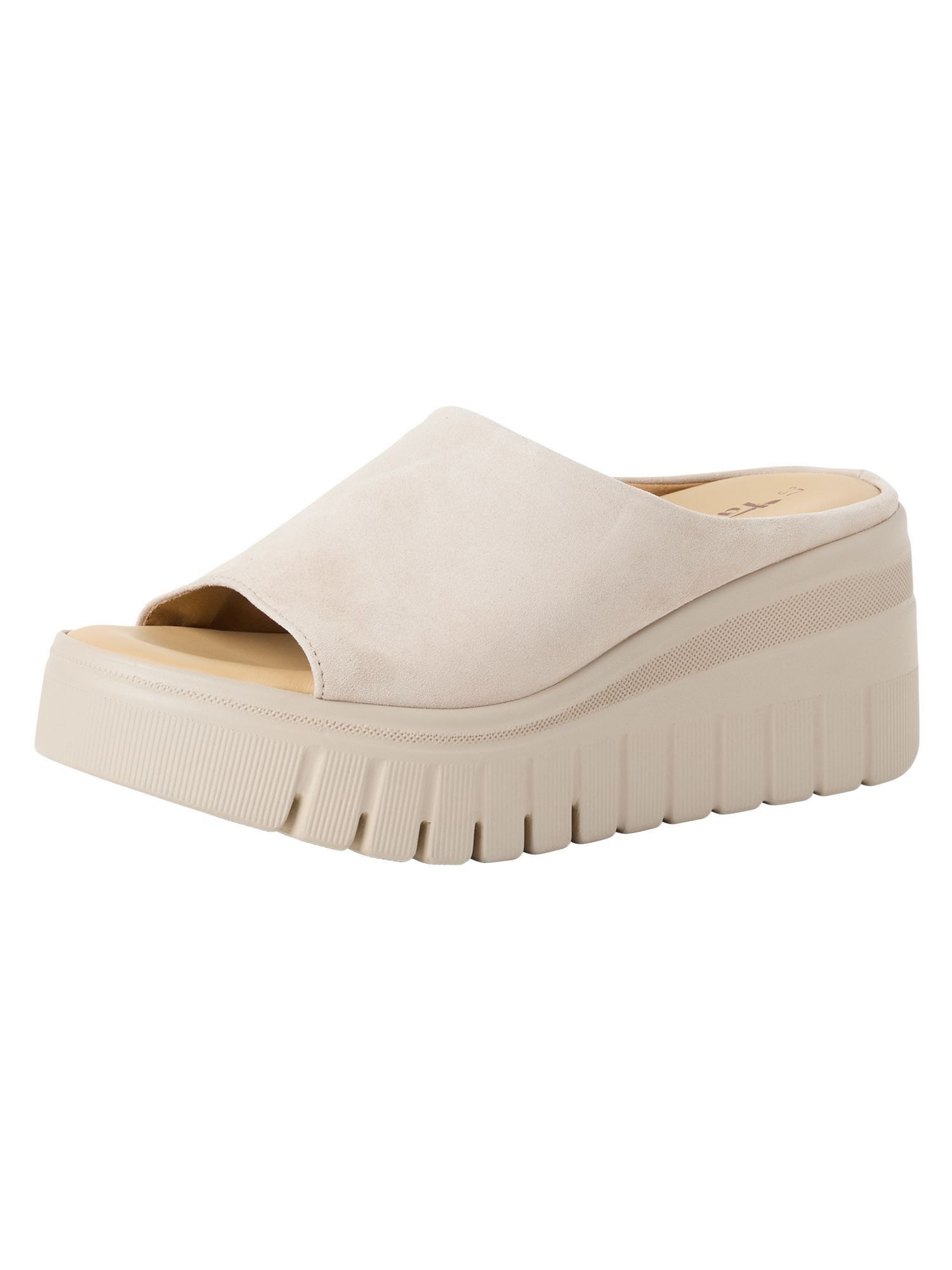 TOUCH-IT aus Leder Keilabsatz 1-27206-46 Keilpantolette
