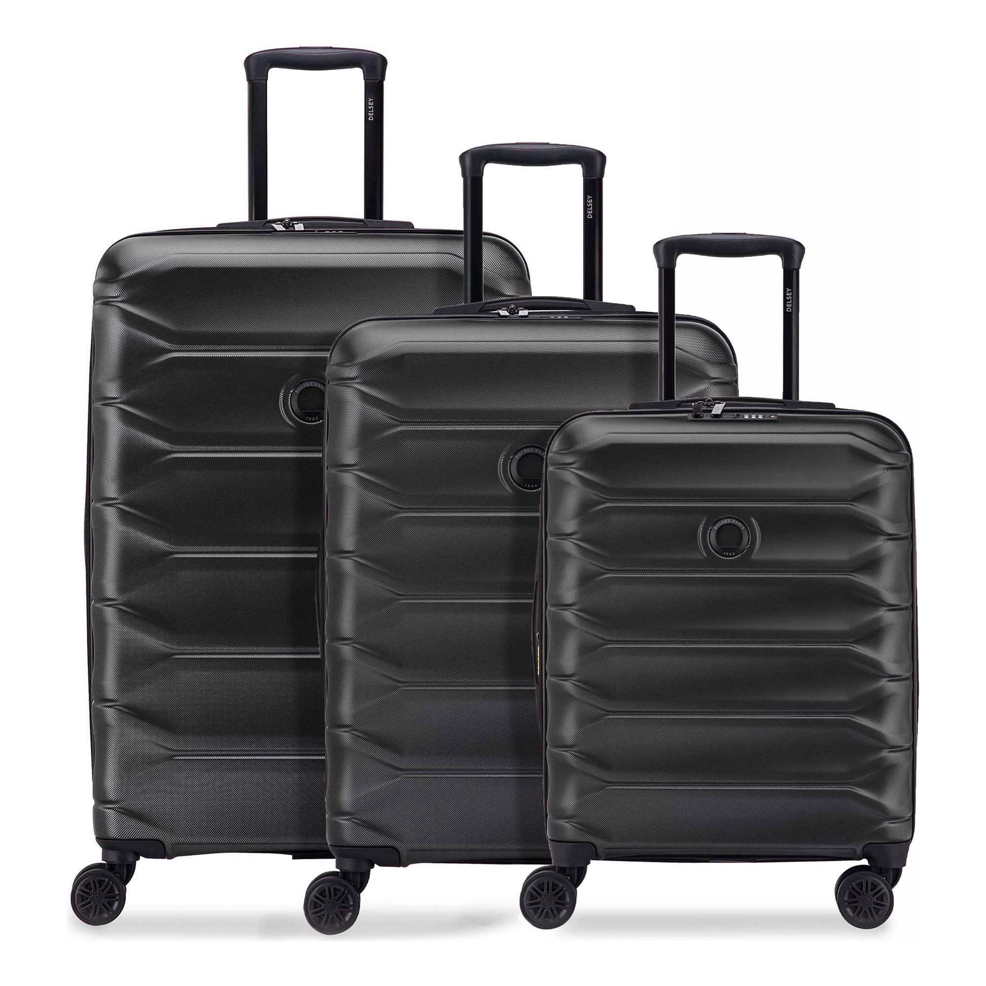 Delsey Paris Trolleyset Meteor, 4 Rollen, (3-teilig, 3 tlg), ABS