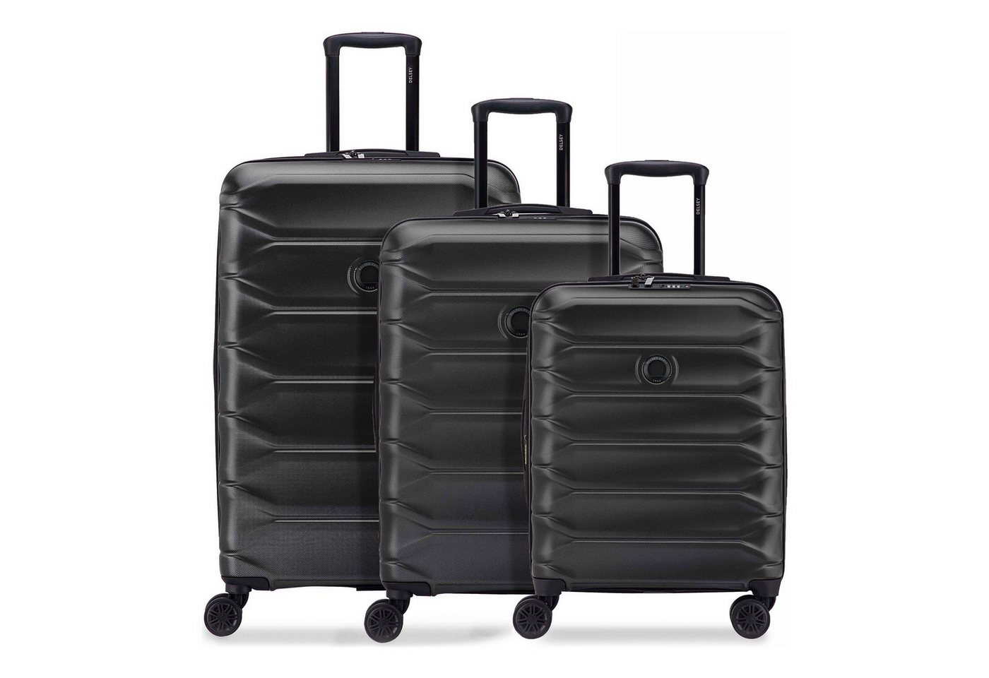 Delsey Paris Trolleyset Meteor, 4 Rollen, (3-teilig, 3 tlg), ABS