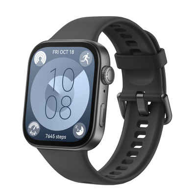Huawei WATCH FIT 3, 4,62 cm (1,82 Zoll) AMOLED-Display Smartwatch (4,62 cm/1,82 Zoll), Nylon-Armband, Herzfrequenz-Monitoring, SpO2, Atemübungen