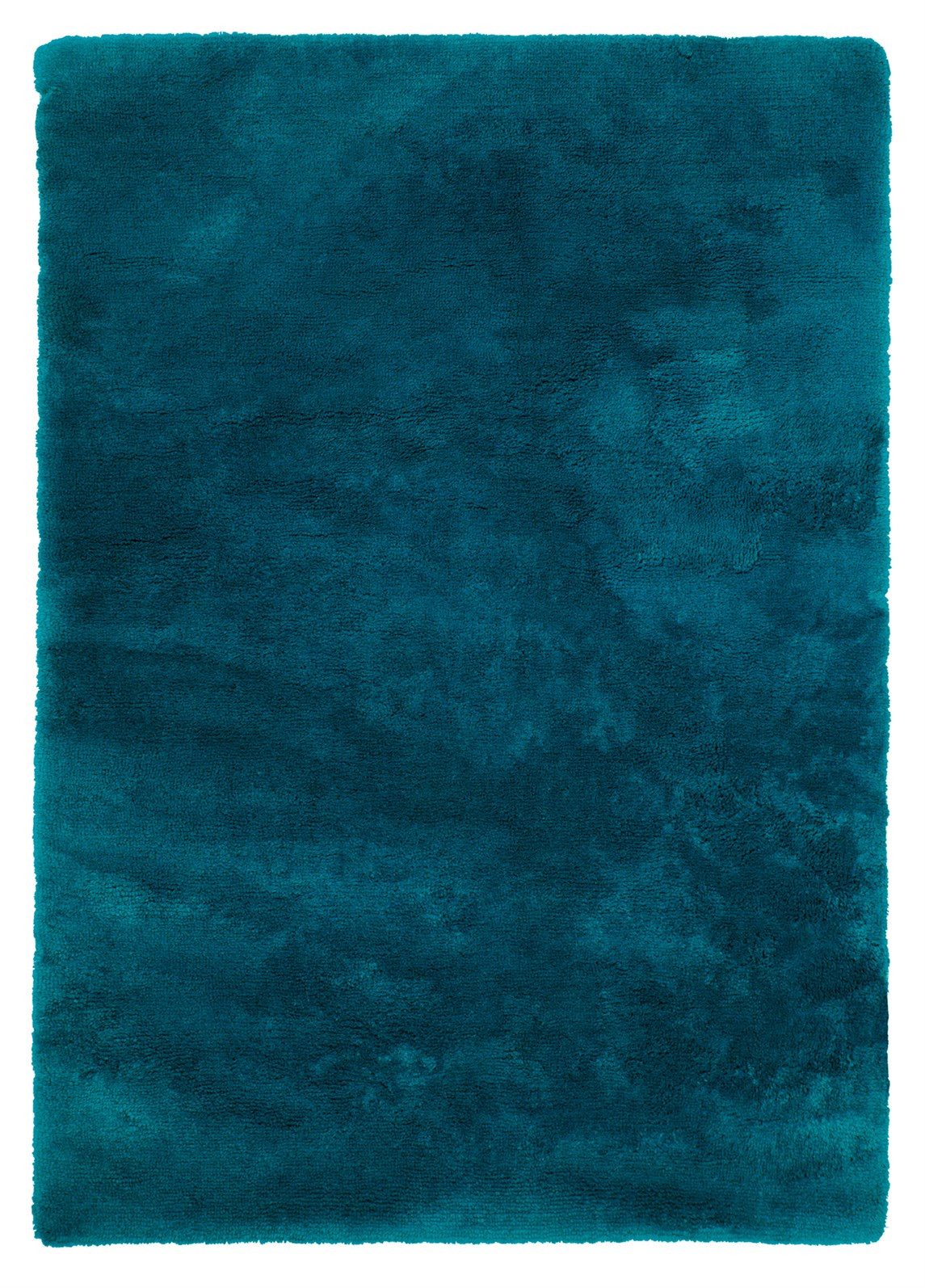 Kayoom Hochflor-Teppich Dolphin 500, rechteckig, Höhe: 35 mm, Hochflor, Modernes Muster, Uni, Fußbodenheizungsgeeignet, Wohnzimmer