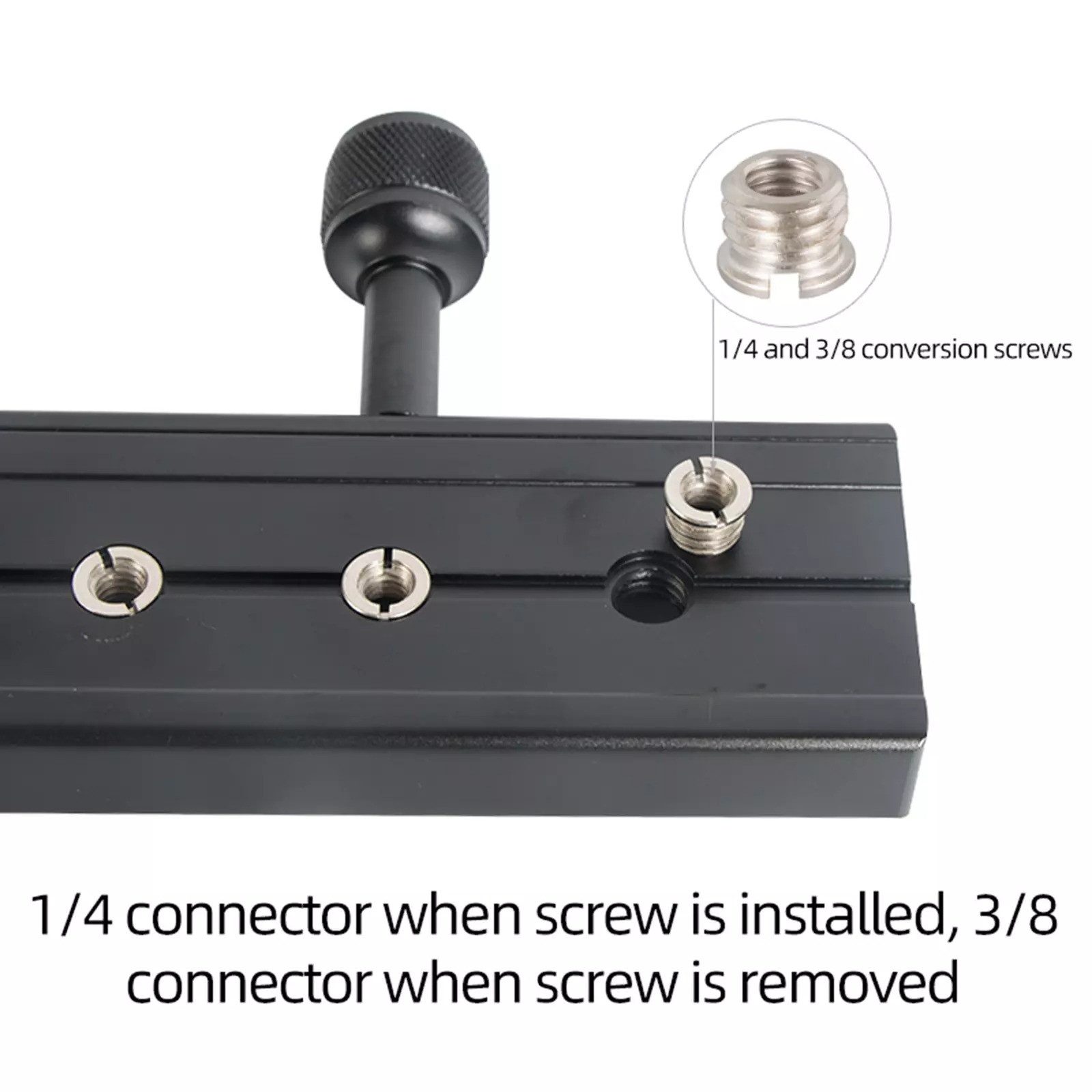 BEXIN Kamerahalterung 120mm verlängerte Stativ Konvertierungsklemmhalterung für DSLR Kamera