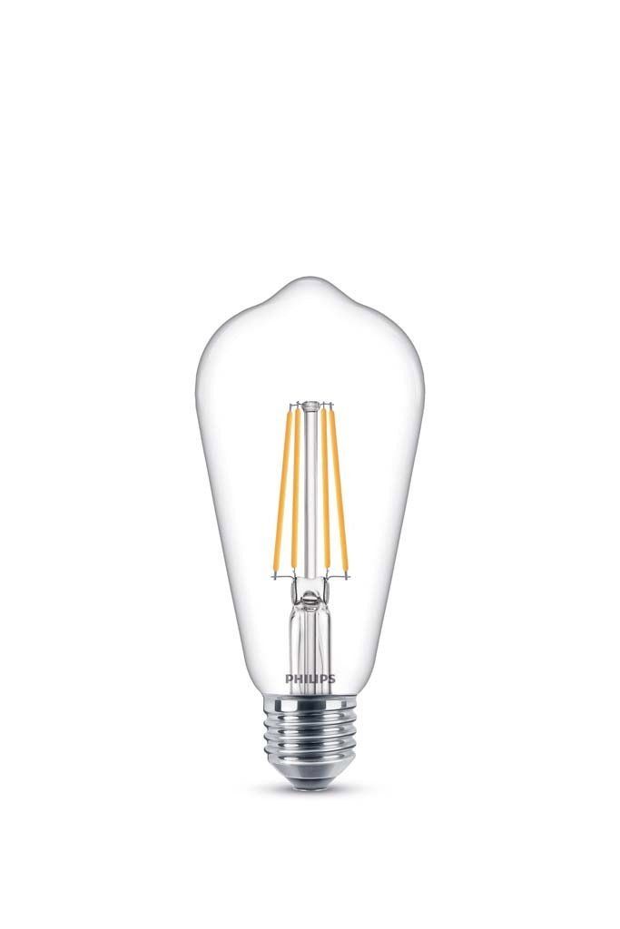 Philips Lighting LED-Leuchtmittel LED ersetzt 60W, E27, warmweiß (2700 Kelvin), 806 Lumen