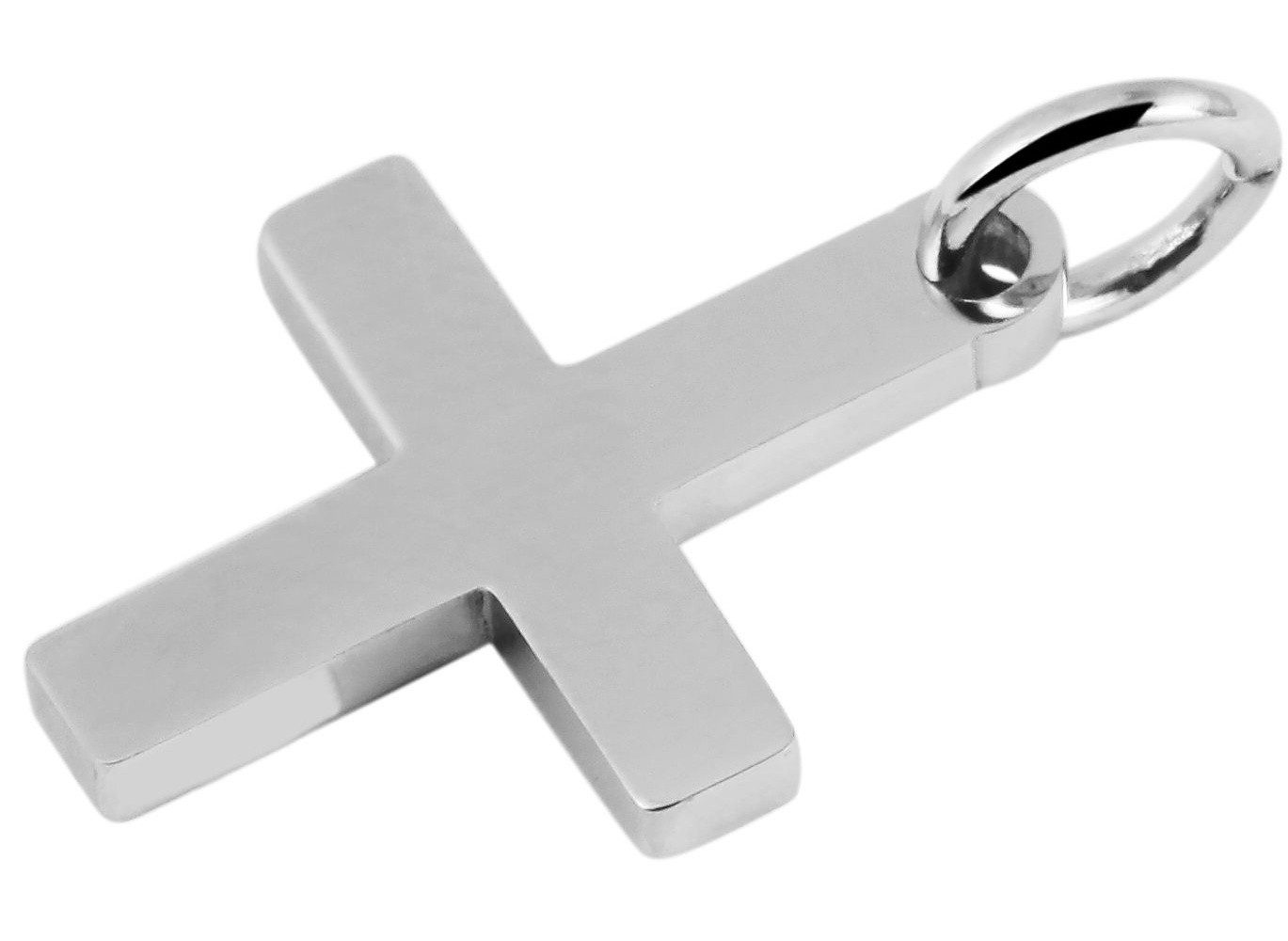 Kettenanhänger Anhänger – Kreuz Kreuzanhänger aus Edelstahl