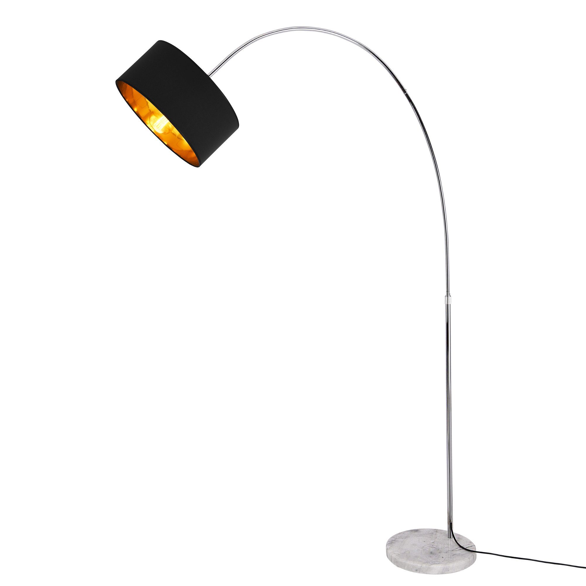 lux.pro Stehleuchte 230cm Stehlampe Standleuchte Stand Lampe Bogenlampe Metall 