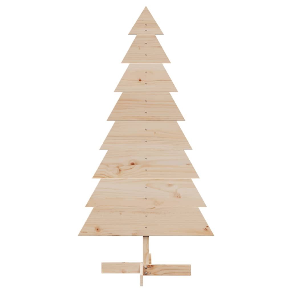 vidaXL Künstlicher Weihnachtsbaum Weihnachtsbaum Holz zum Schmücken 150 cm Massivholz Kiefer