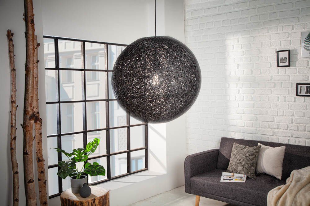 riess-ambiente Hängeleuchte COCOONING 45cm schwarz, ohne günstig online kaufen
