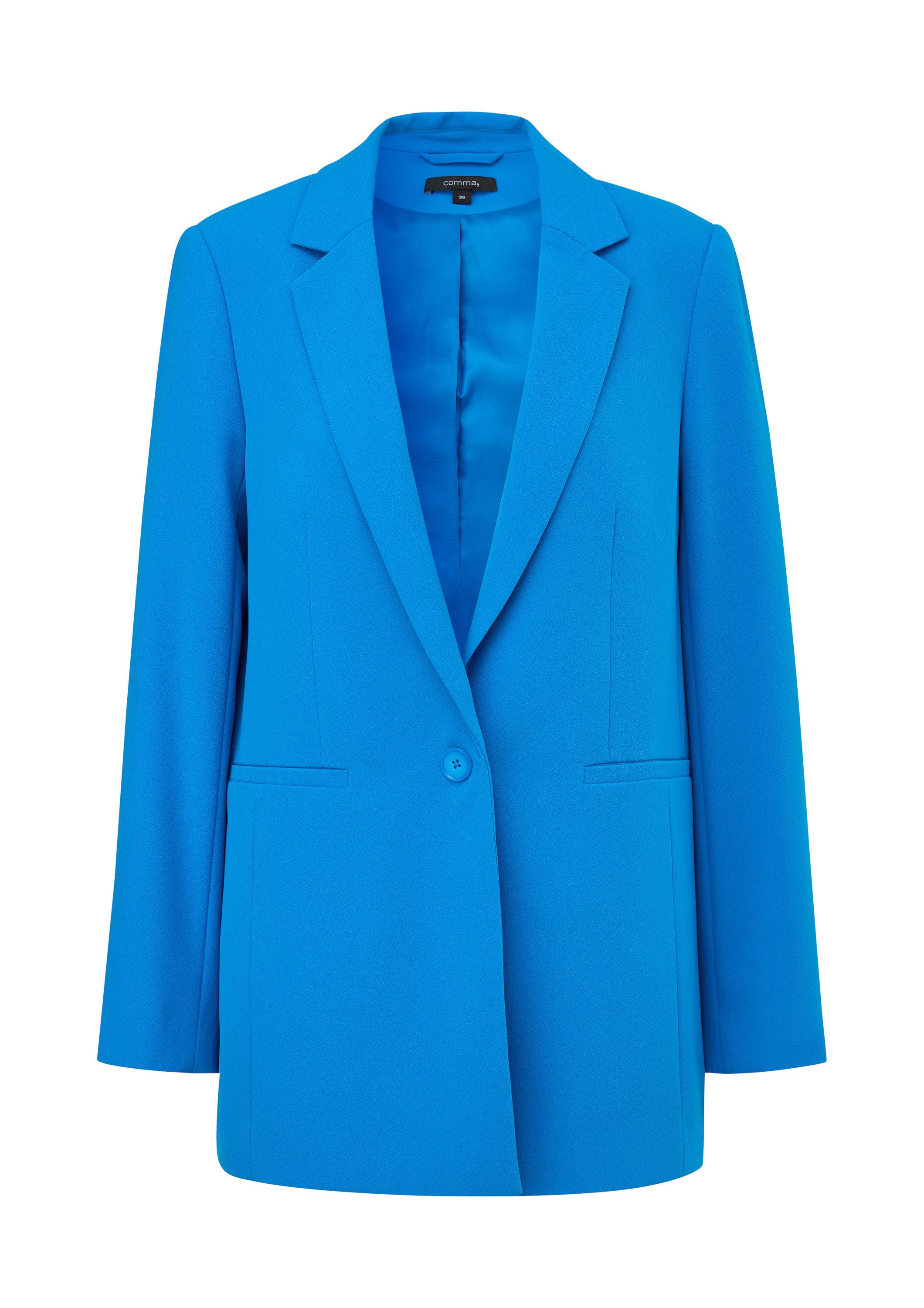 comma Jackenblazer Indoor-Blazer Longblazer aus Crêpe günstig online kaufen