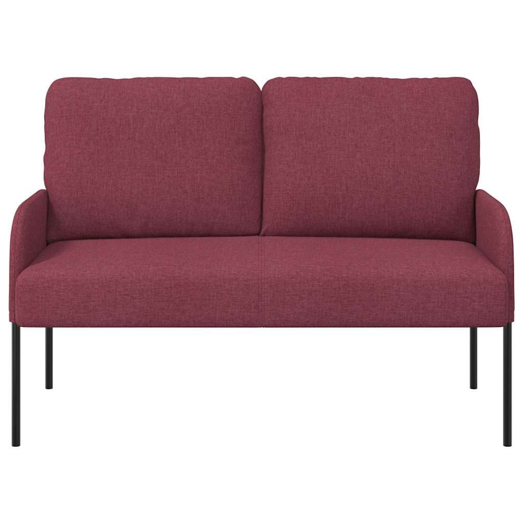 vidaXL Sofa Sofas mit Kissen 110cm Weinrot Sperrholz, 1 Teile – Bild 4 von 5
