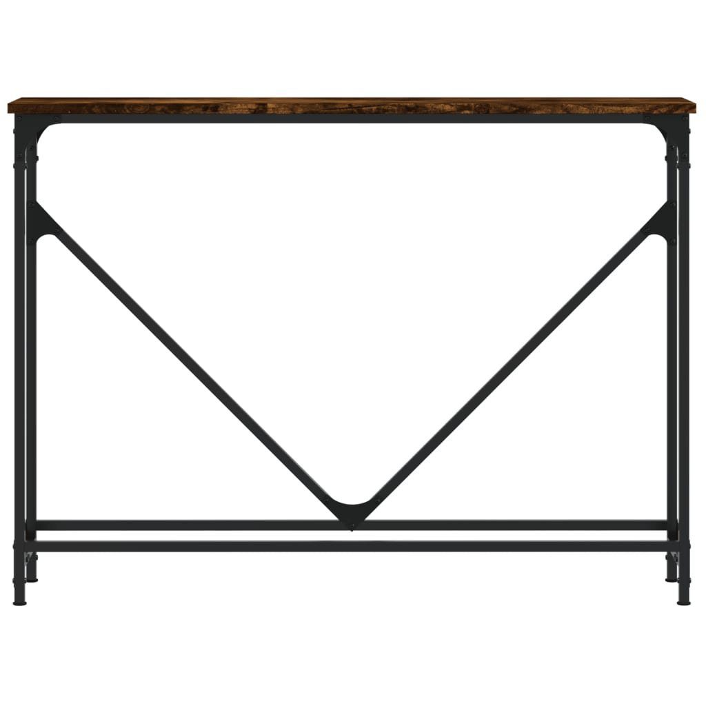 furnicato Beistelltisch Konsolentisch Räuchereiche 102x22,5x75 cm Holzwerkstoff