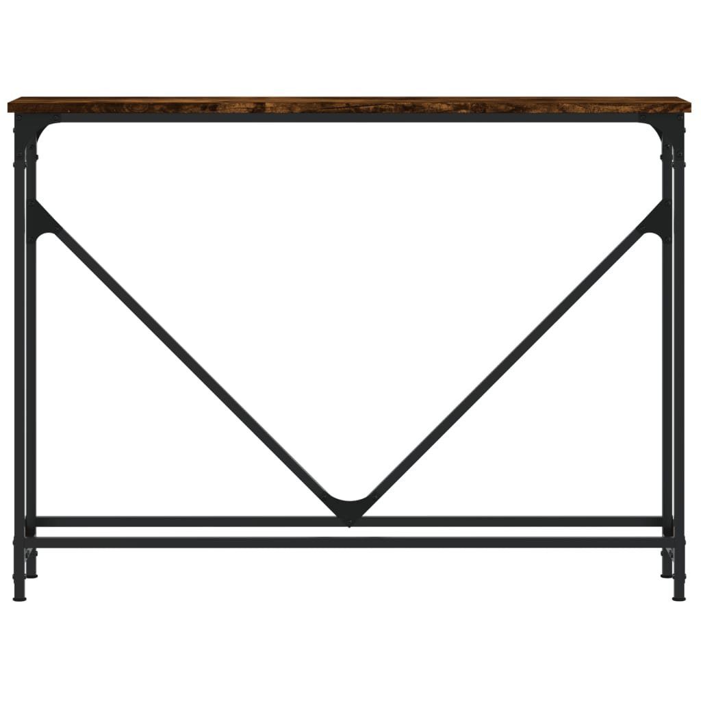 furnicato Beistelltisch Konsolentisch Räuchereiche 102x22,5x75 Holzwerkstoff cm