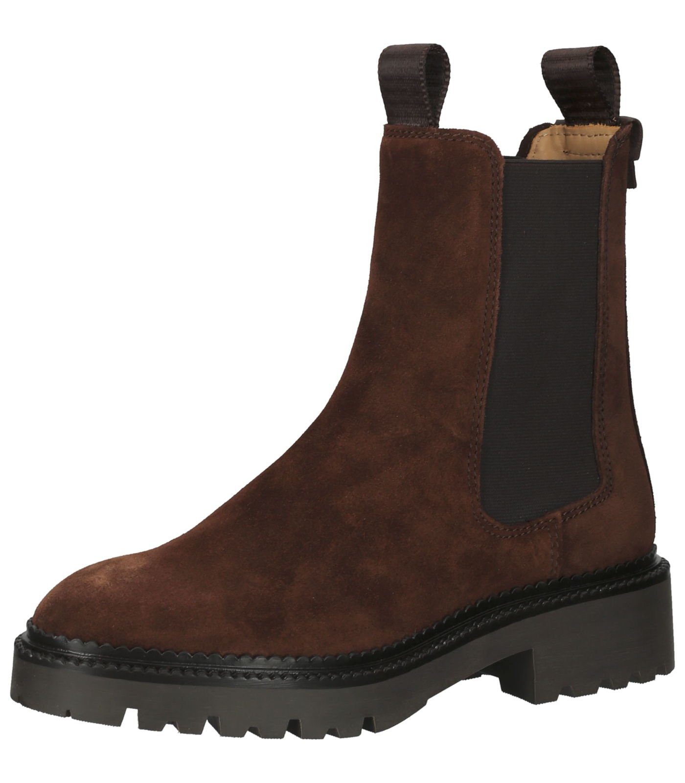 Gant Dunkelbraun Stiefelette Veloursleder/Textil Stiefelette