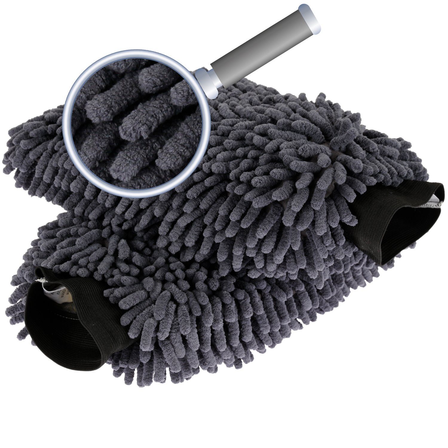 Mach1 Reinigungshandschuh Mikrofaser Waschhandschuh zum Auto Waschen (2-St) günstig online kaufen