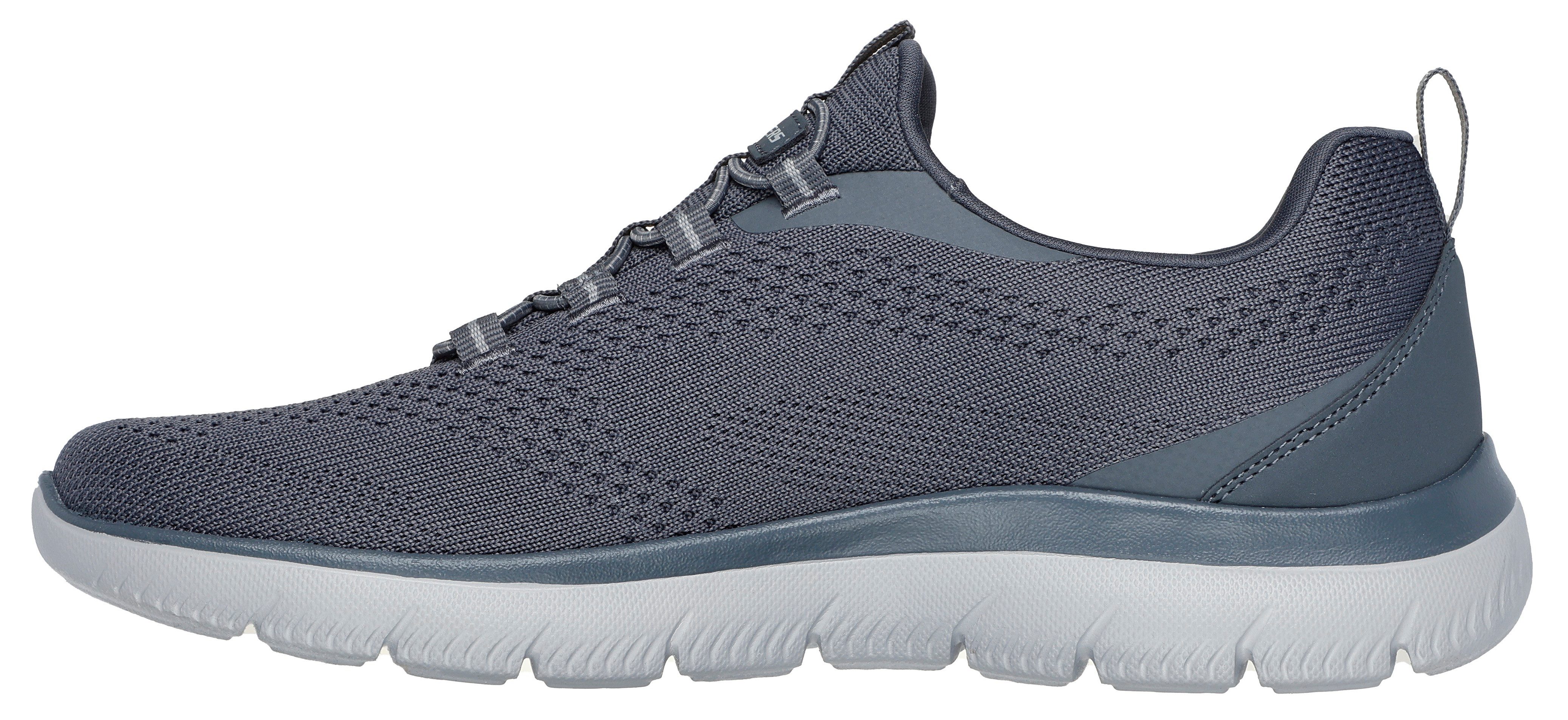 Skechers SUMMITS-TALLO Slip-On Sneaker Slipper, Freizeitschuh, Trainingsschuh zum Schlupfen