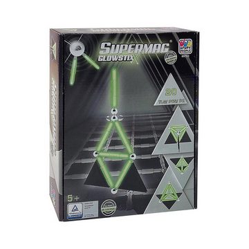 Supermag Magnetspielbausteine Supermag Glowstix, 20 Teile