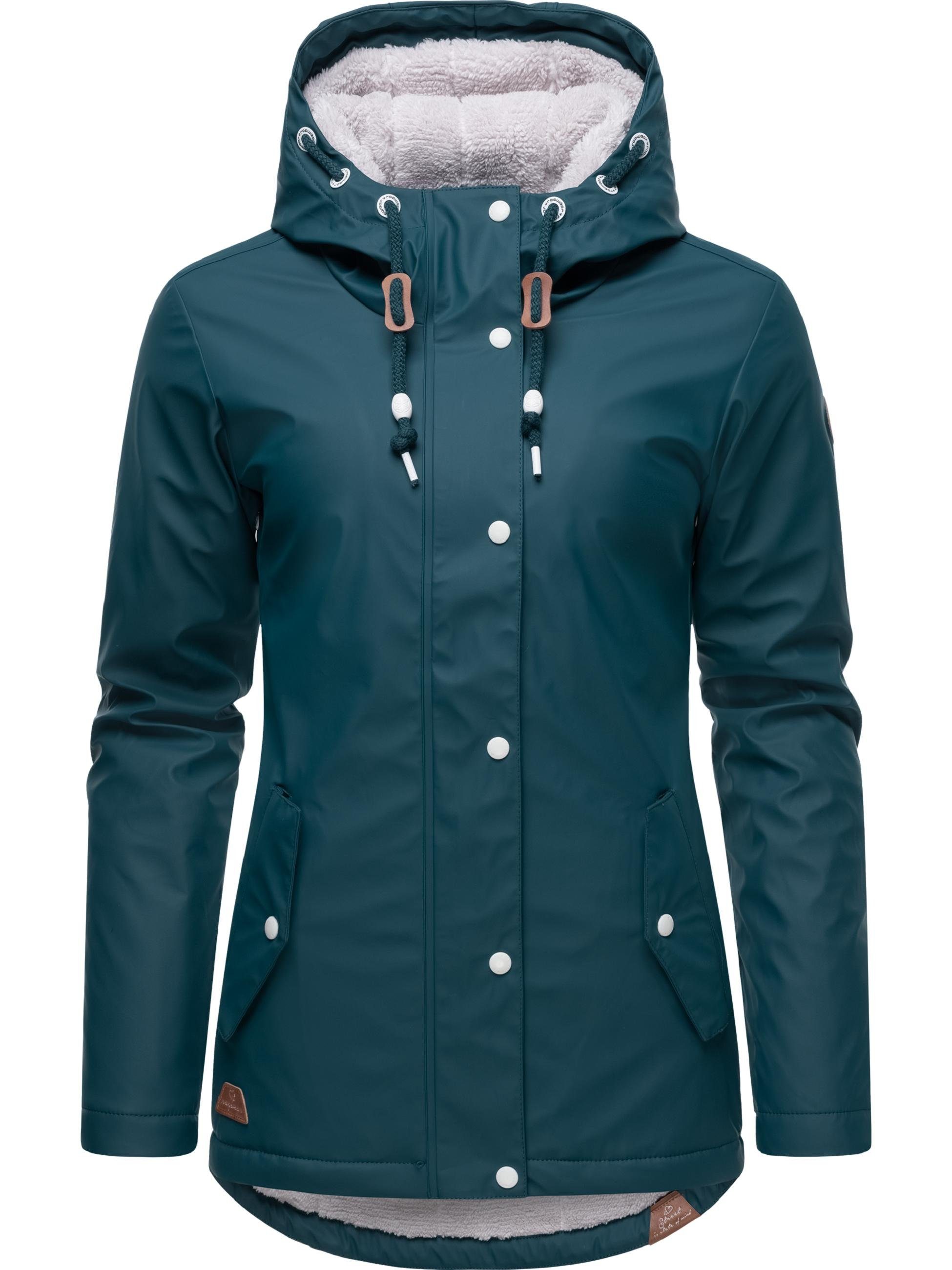 Ragwear Herren Winterjacke Jinig Warm - Kurze Outdoorjacke Wasserdicht