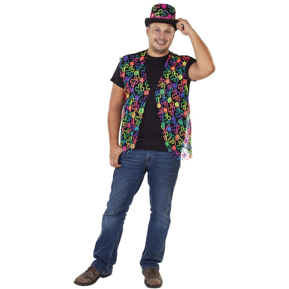 MICA Kostüm Weste - Neon - für Herren günstig online kaufen