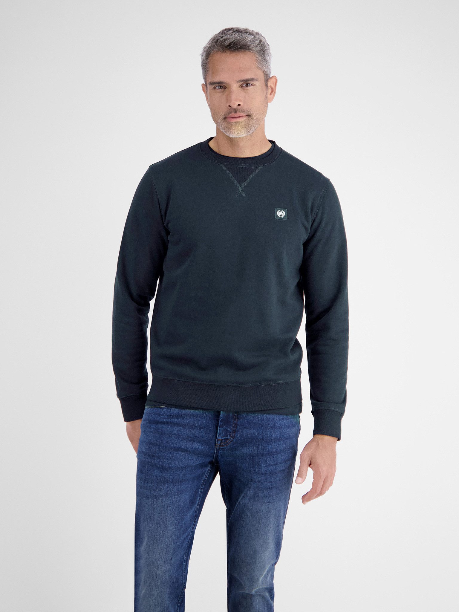 LERROS Sweatshirt mit Logo-Badge