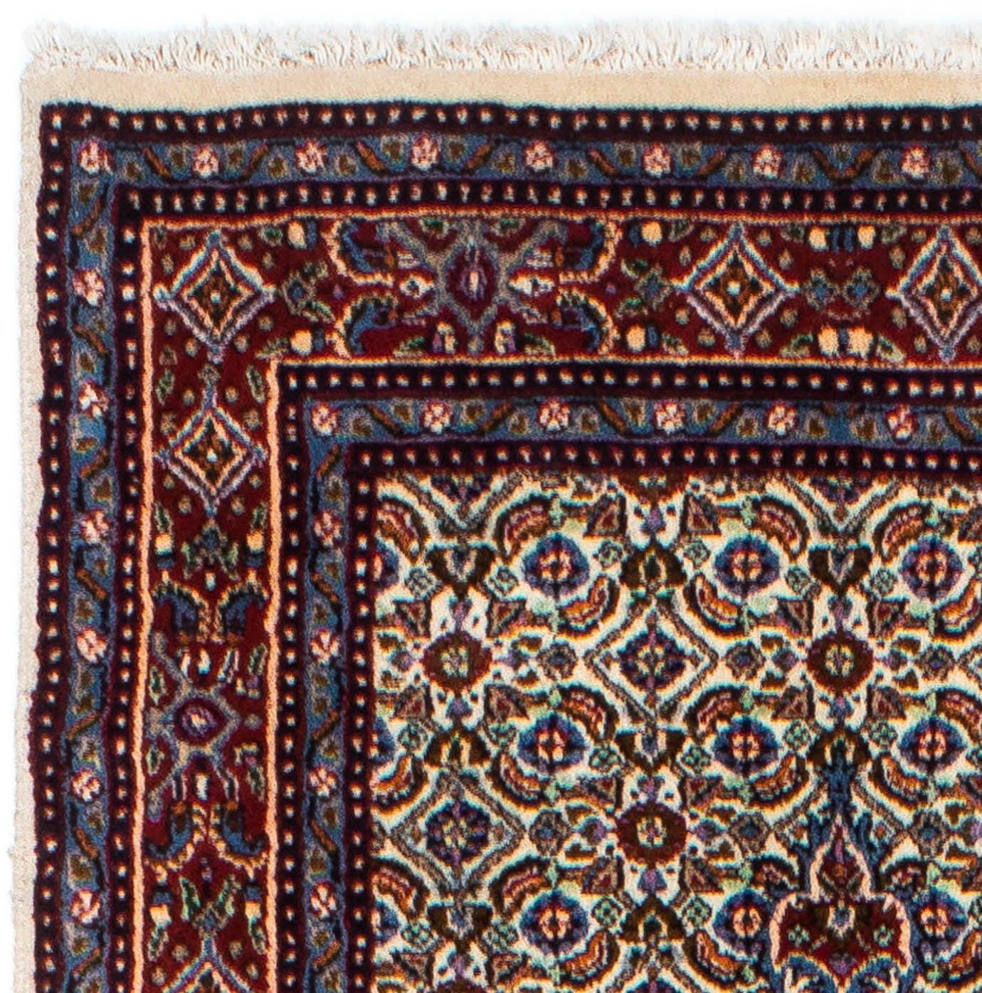 Wollteppich 208 cm, Medaillon mit rechteckig, morgenland, scuro Blu Zertifikat Yalameh mm, 10 Höhe: x 304 Unikat