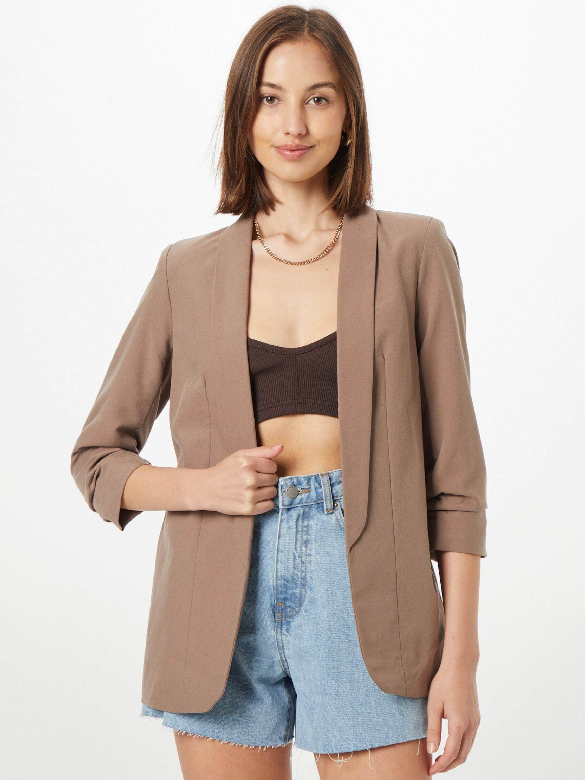 pieces Kurzblazer (1-tlg) Falten günstig online kaufen