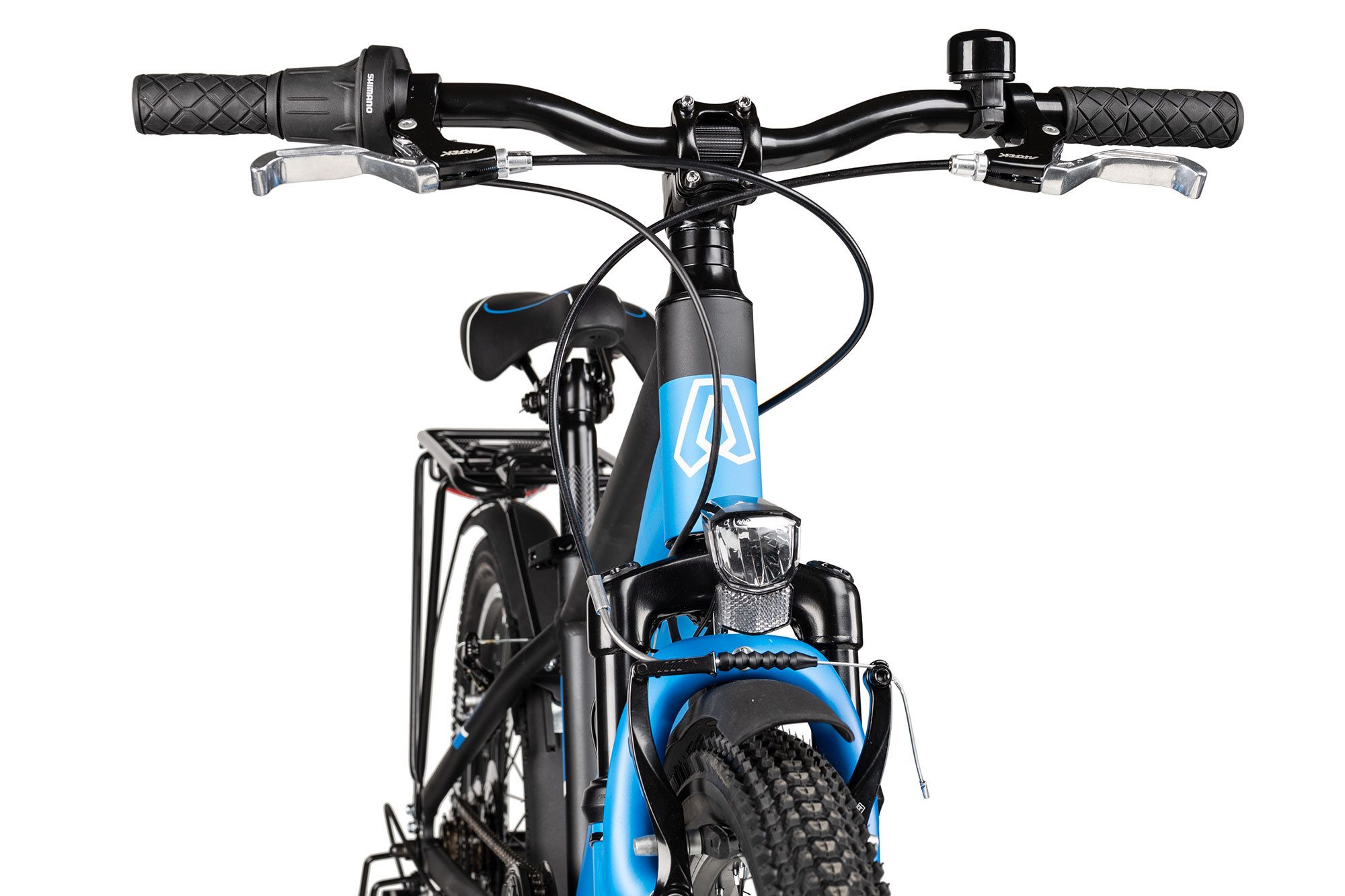 Axess Kinderfahrrad Adventure 6 20, 6 Gang Shimano Tourney 6 Schaltwerk, Kettenschaltung, Straßenausstattung blau