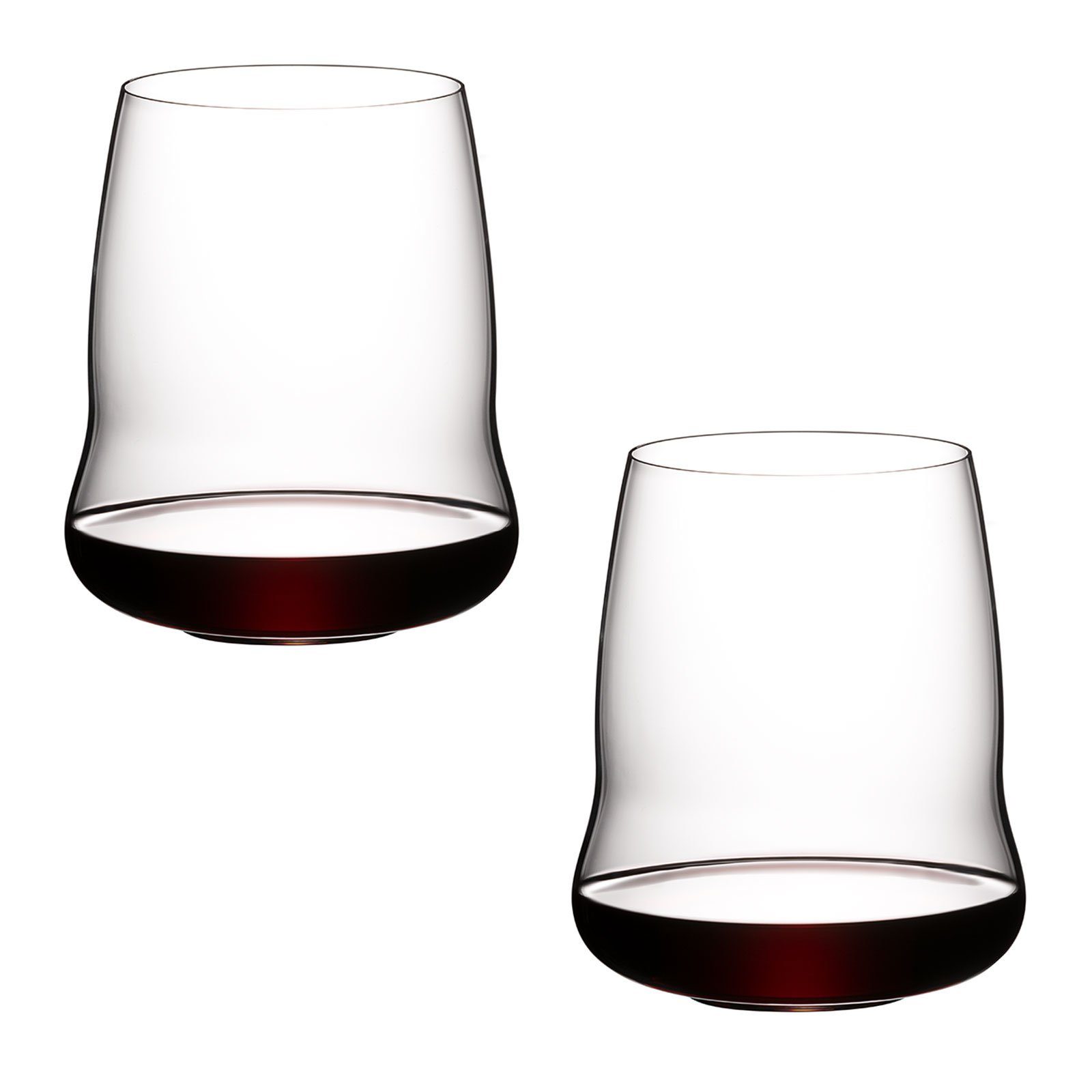 Weingläser Cabernet Wings Stemless Sauvignon 2tlg., Kristallglas RIEDEL Glas Glas