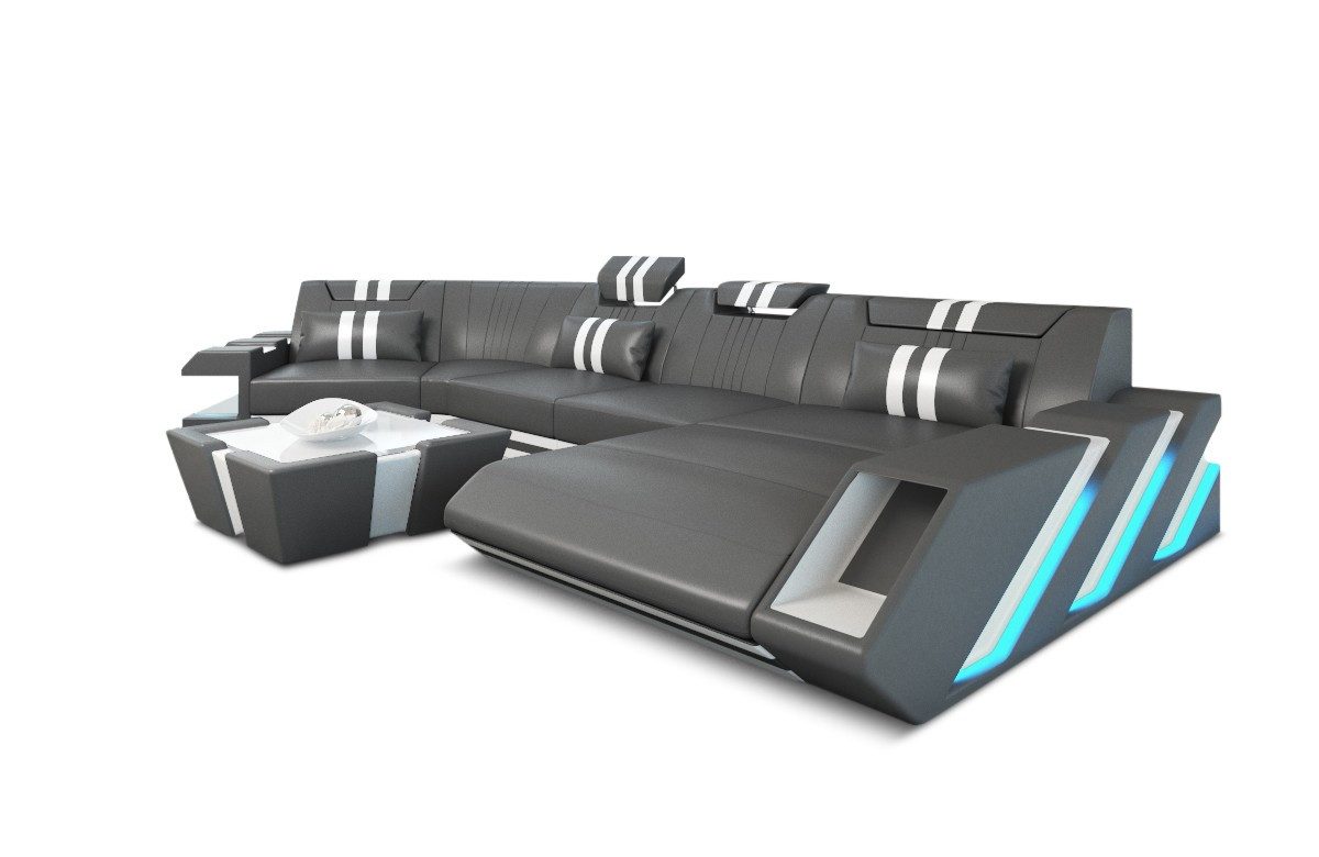 Sofa Dreams Wohnlandschaft Ledercouch Sofa Leder günstig online kaufen