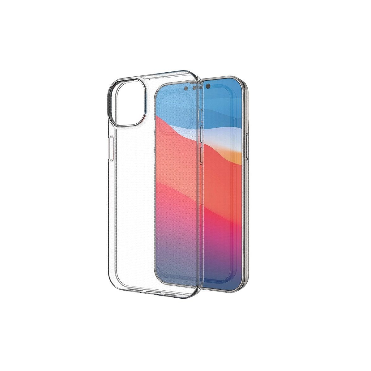 Ventarent Handyhülle Handy Hülle Case transparent passt für iPhone 12, transparent, vergilbungsfrei, wireless charging